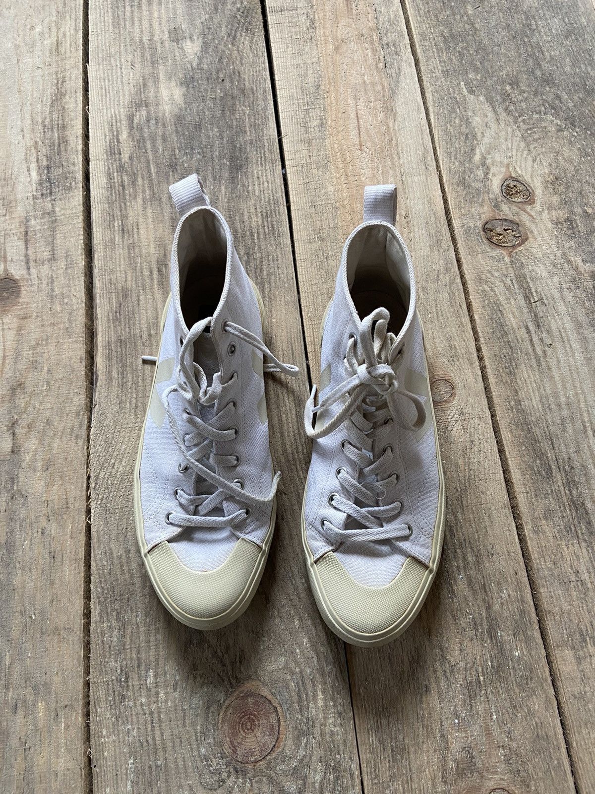 Japanese Brand × Veja Veja Canvas hi-top sneakers shoes Japanese style ⭐️ Size US 9 / EU 42 - 2 Thumbnail