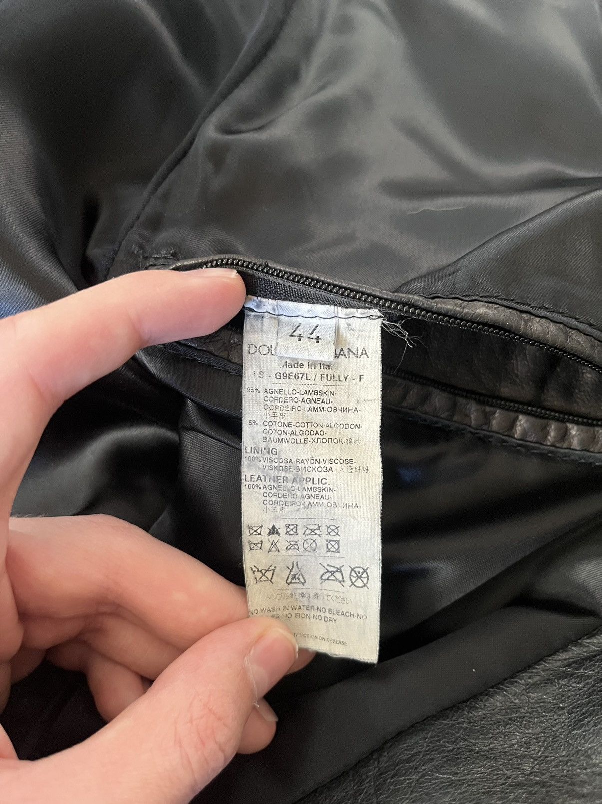 Dolce & Gabbana Dolce & Gabbana Leather Jacket Size US S / EU 44-46 / 1 - 11 Thumbnail