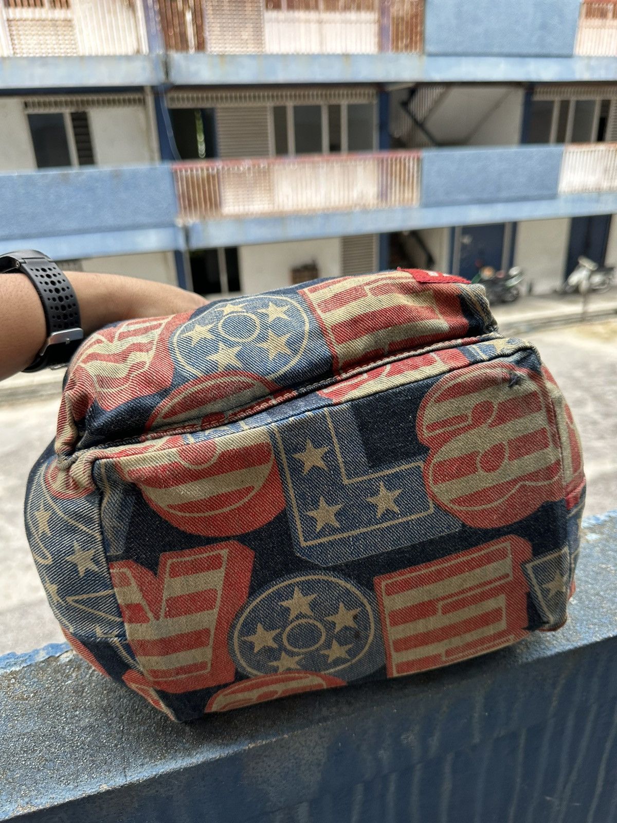 Hysteric Glamour 1990 - Hysteric Glamour Star America Denim Bag Size ONE SIZE - 9 Thumbnail