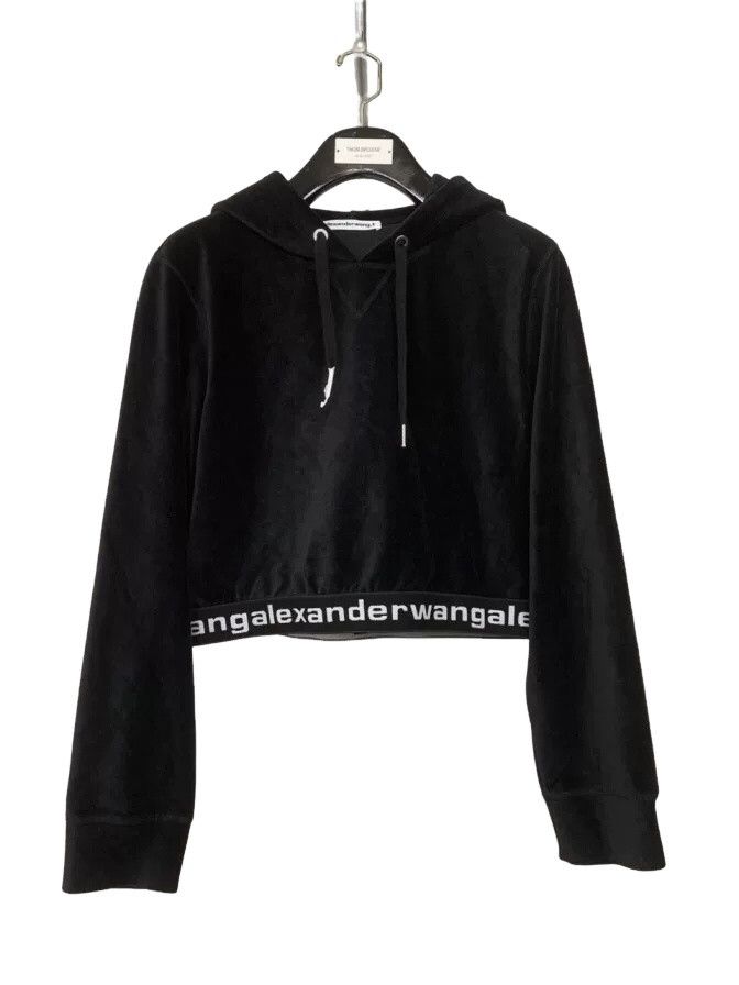 Alexander Wang Alexander Wang Logo Hem Hoodie XXS Size XXS / US 00 / IT 34 - 1 Thumbnail