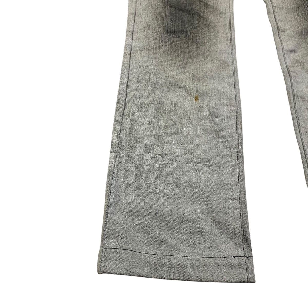 Le Grande Bleu (L.G.B.) BIGLIDUE Coated Denim Flare Jeans Size US 31 - 8 Thumbnail