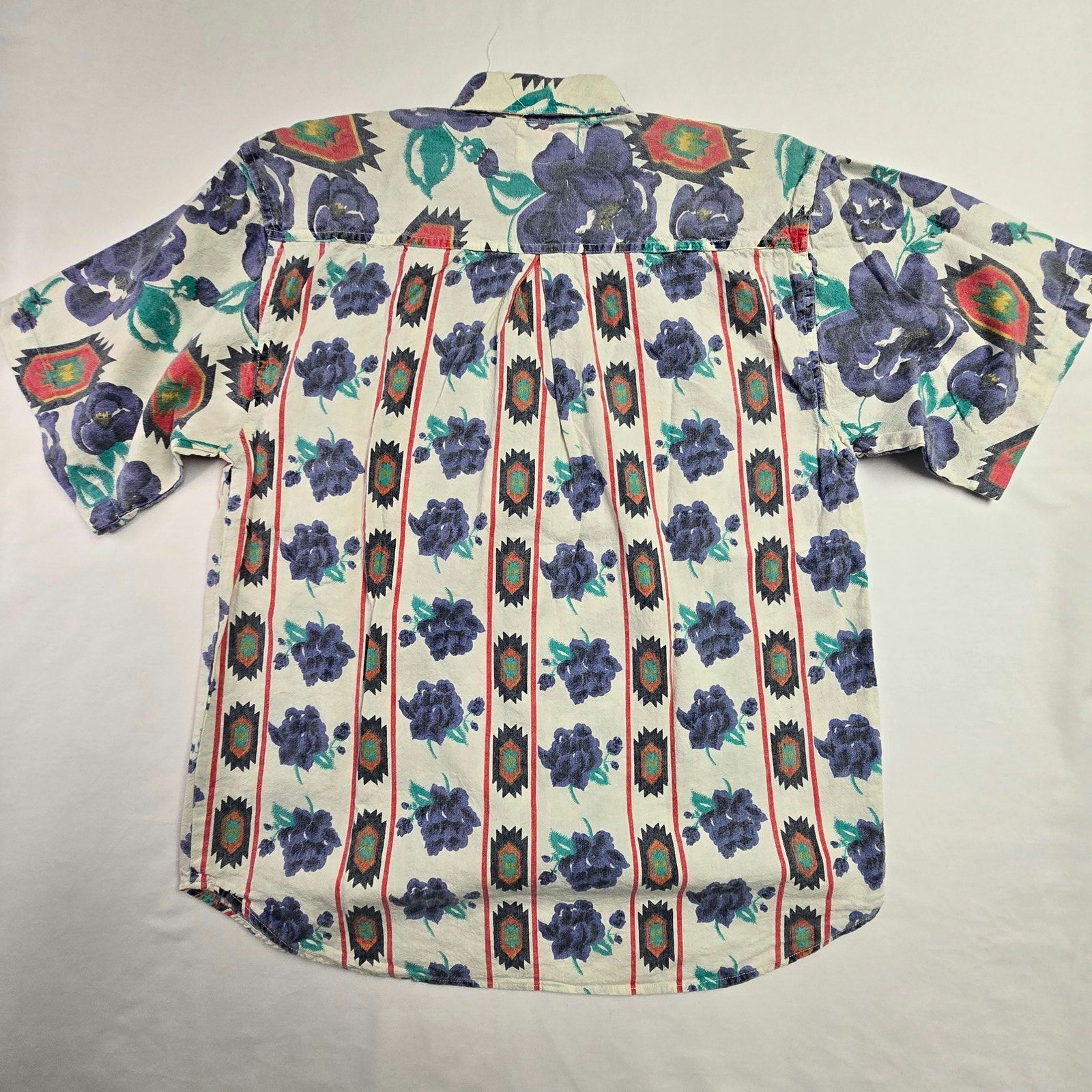 Vintage Vintage La Femme Button Up M Floral Print Shirt VTG Size M / US 6-8 / IT 42-44 - 6 Thumbnail