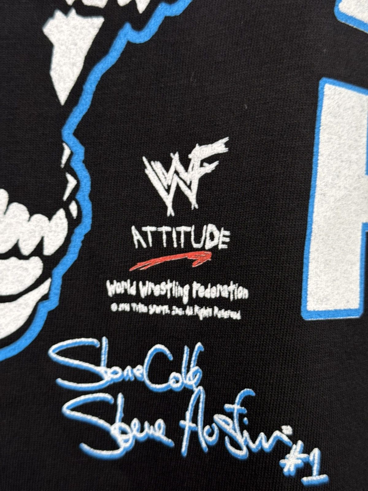 WWF Vintage WWF 1998 Stone Cold Steve Wanna Raise Some Hell M Size US M / EU 48-50 / 2 - 13 Thumbnail