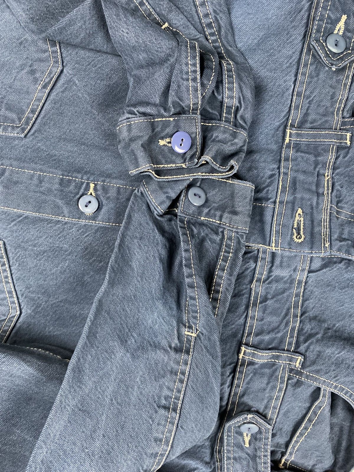 Brooklyn Mint Brooklyn mint jumpsuit denim jeans biggie hip hop navy Size US 38 / EU 54 - 6 Thumbnail
