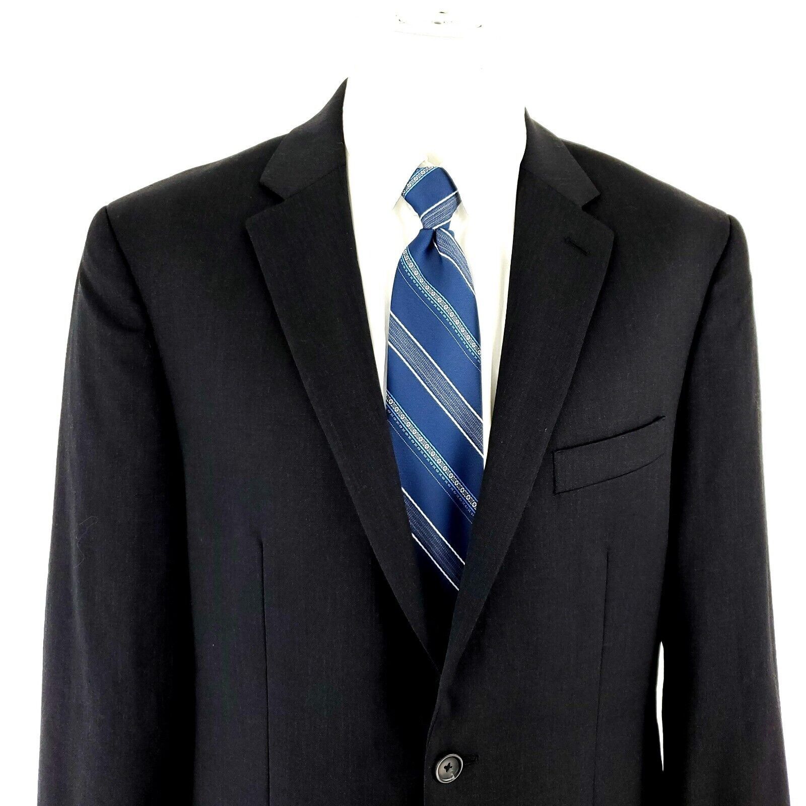 Pronto Uomo Pronto Uomo Platinum Wool 2 Button Blazer 40R Charcoal Gray Size 40R - 1 Thumbnail