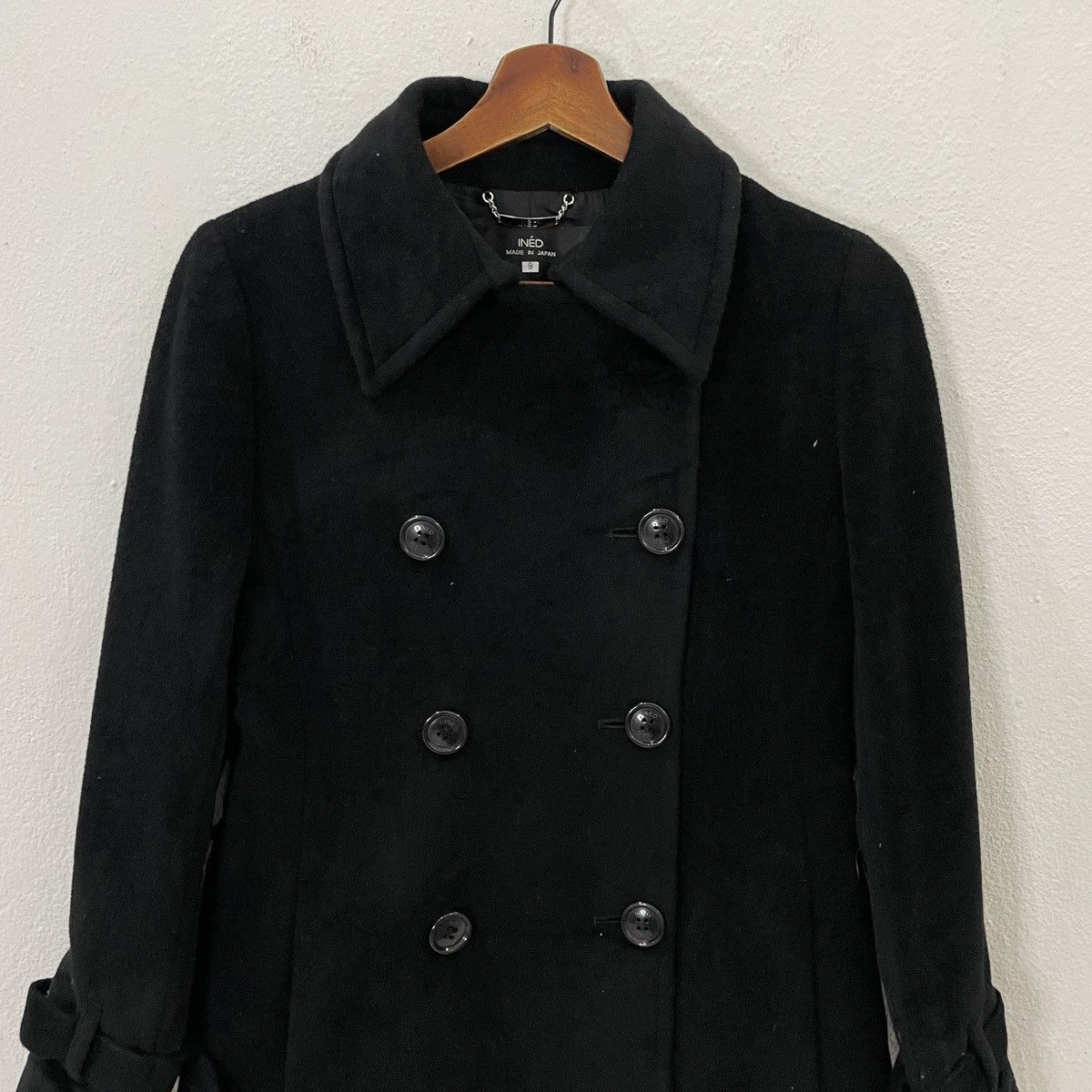 Japanese Brand Vintage Ined By Yohji Yamamoto Trench Coat Jacket Size M / US 6-8 / IT 42-44 - 4 Thumbnail