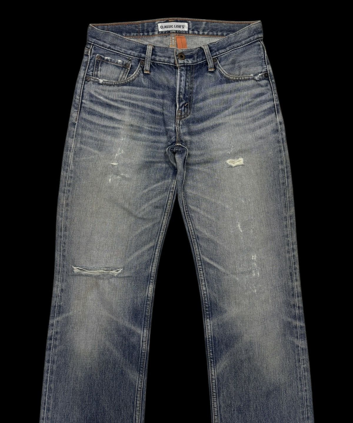 If Six Was Nine 💥RARE💥LEVIS 502 CLASSIC DISTRESSED DENIM JEANS Size US 31 - 5 Thumbnail