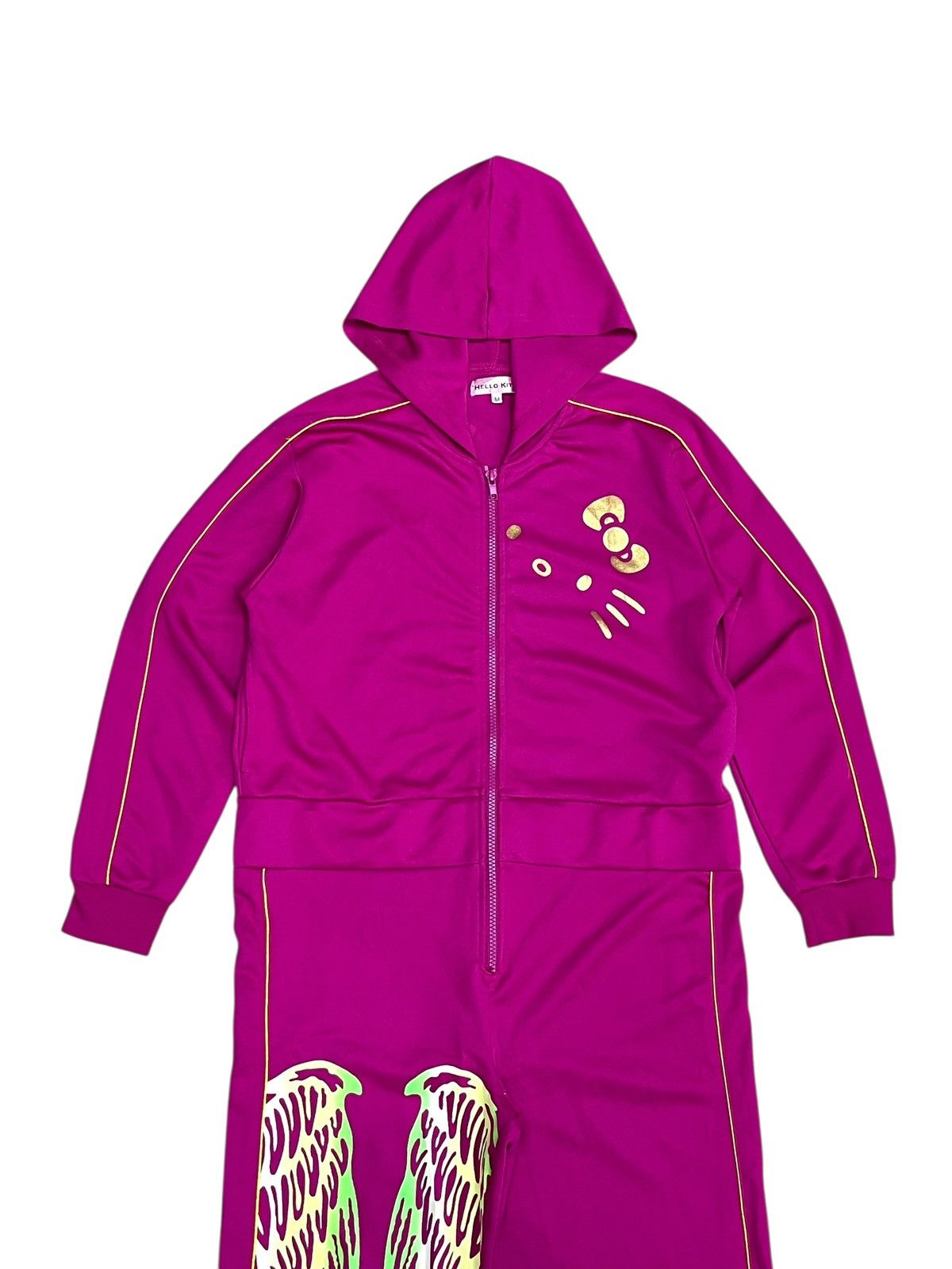 Anime DOPE💖 Y2K Hello Kitty Angel Wings Hoodie Jumpsuit © 2009 Size 27" / US 4 / IT 40 - 5 Thumbnail