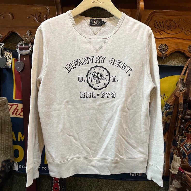 RRL Ralph Lauren RRL Ralph Lauren Sweatshirt Infantry Regt - dmc Size US M / EU 48-50 / 2 - 1 Thumbnail