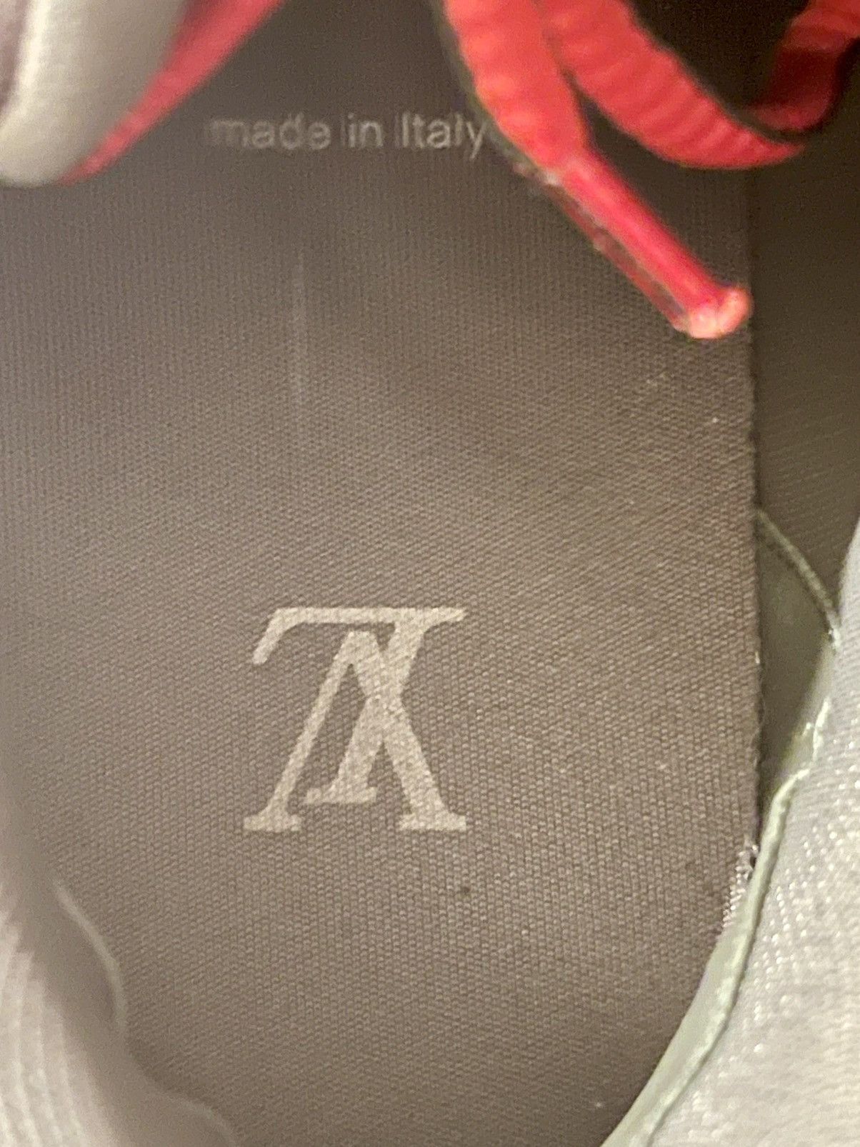Louis Vuitton Louis Vuitton 408 Trainer Low Top Virgil Red Grey Size US 10 / EU 43 - 10 Thumbnail