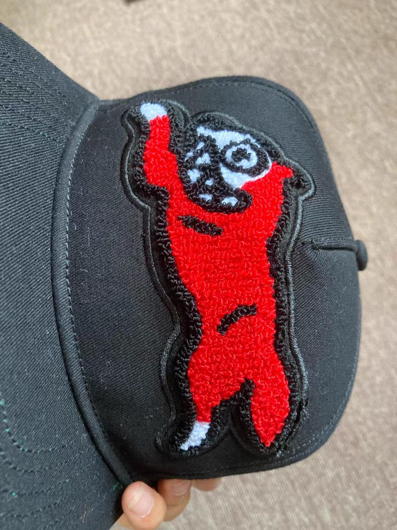 Billionaire Boys Club BBCFlying Dog Embroidery Mesh Flat Bill Baseball Cap Size 32 - 3 Thumbnail