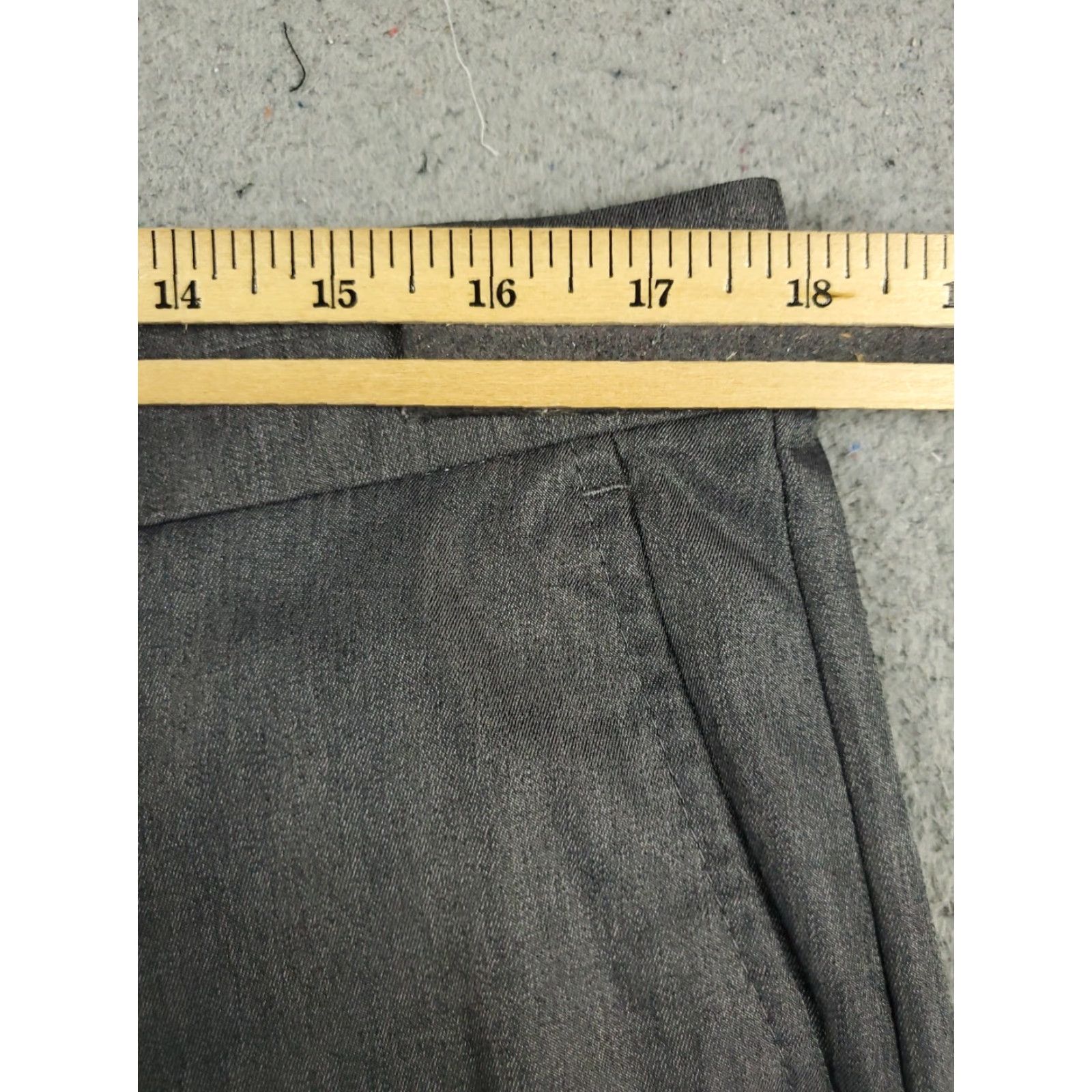 Vintage Greg Norman Gray Chino Pants Mens 34x30 Flat Front Casual Trousers Size US 34 / EU 50 - 4 Thumbnail