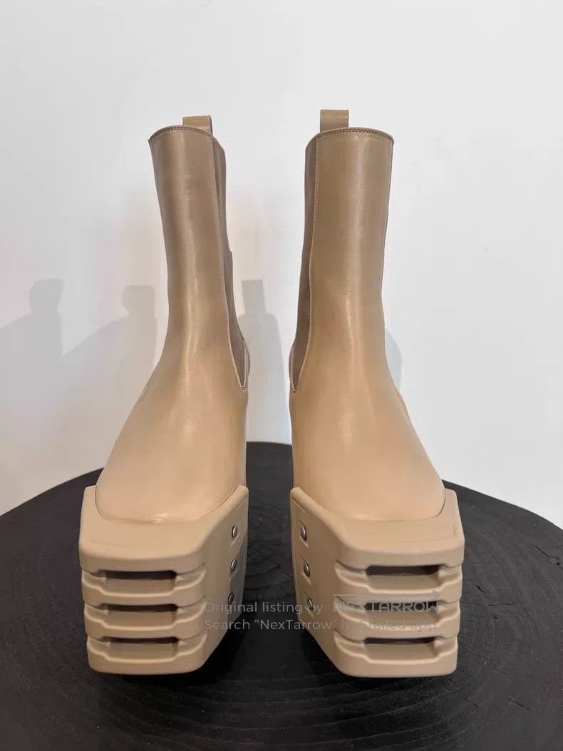 Rick Owens Rick Owens Grilled Platforms with dark pearl and clear det Size US 9.5 / IT 39.5 - 4 Thumbnail