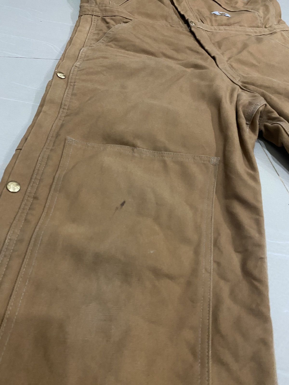 Carhartt Carhatt Double Knee Overalls Convas Quiltd Size US 36 / EU 52 - 6 Thumbnail
