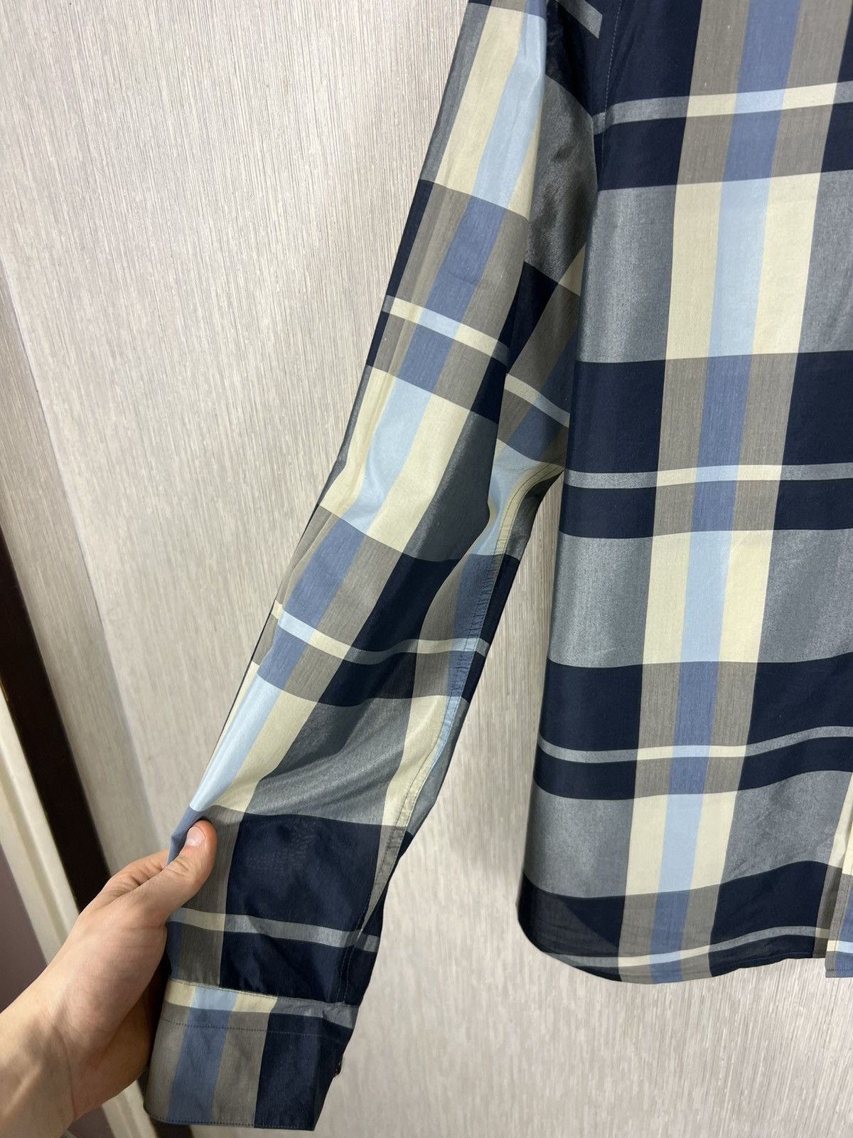 Acne Studios Acne Studios classic fit Jeffrey Mul Ch PSS16 checked shirt Size US L / EU 52-54 / 3 - 9 Thumbnail