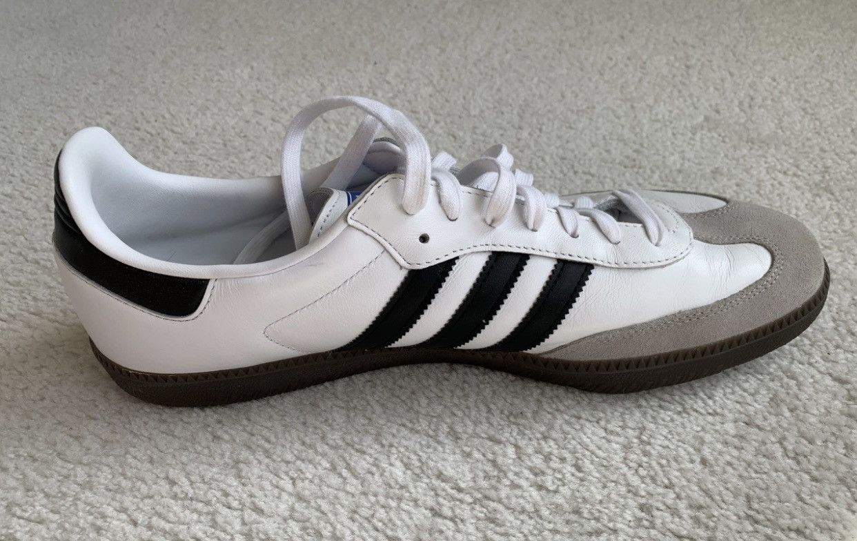 Adidas Adidas Samba leather low sneakers Size US 13 / EU 46 - 6 Thumbnail