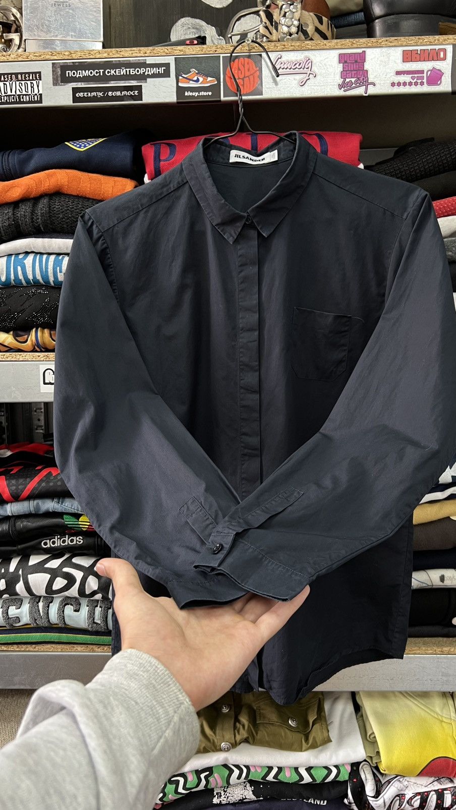 Jil Sander Jil Sander Button Up Size S / US 4 / IT 40 - 5 Thumbnail
