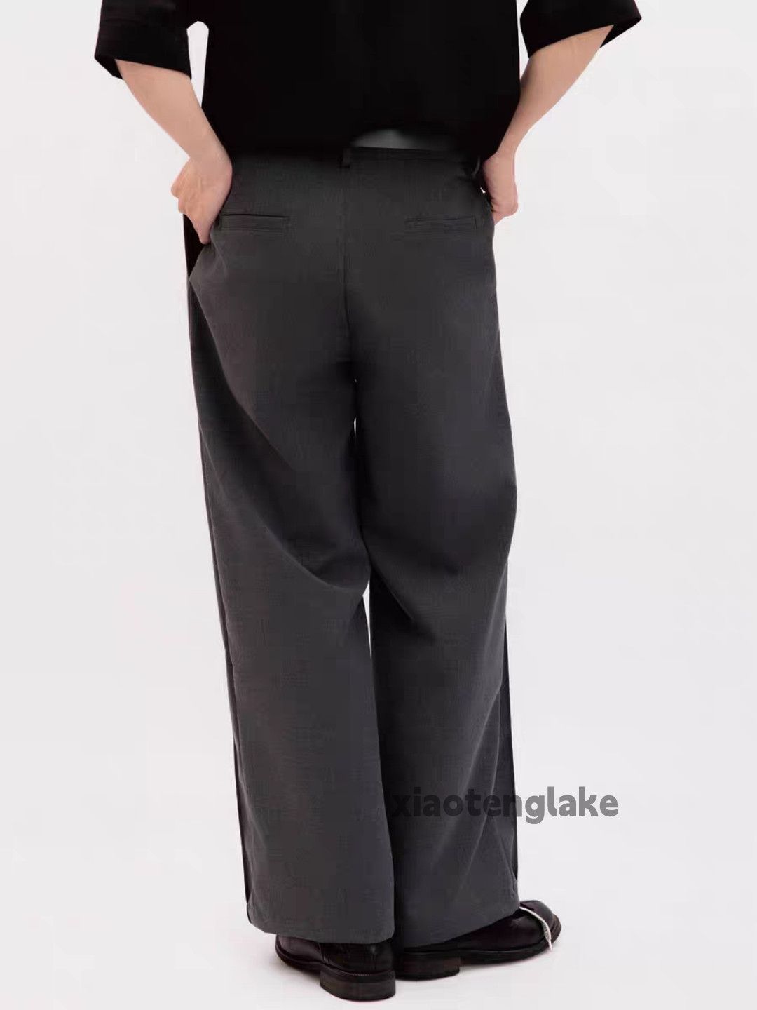 Vintage Custom pleated loose baggy wide Leg hiphop pants Size US 30 / EU 46 - 2 Thumbnail