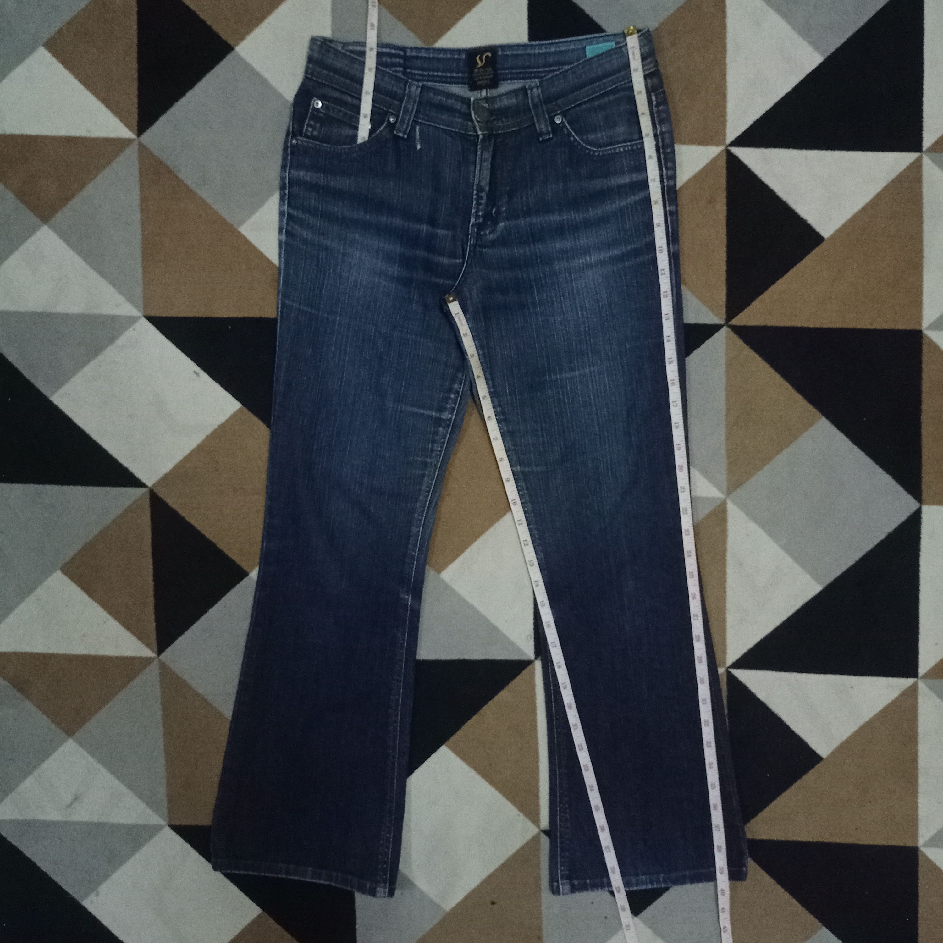 Edwin Vintage Japanese Edwin Blue Wash Flare Jeans 30x29 Size 30" / US 8 / IT 44 - 9 Thumbnail