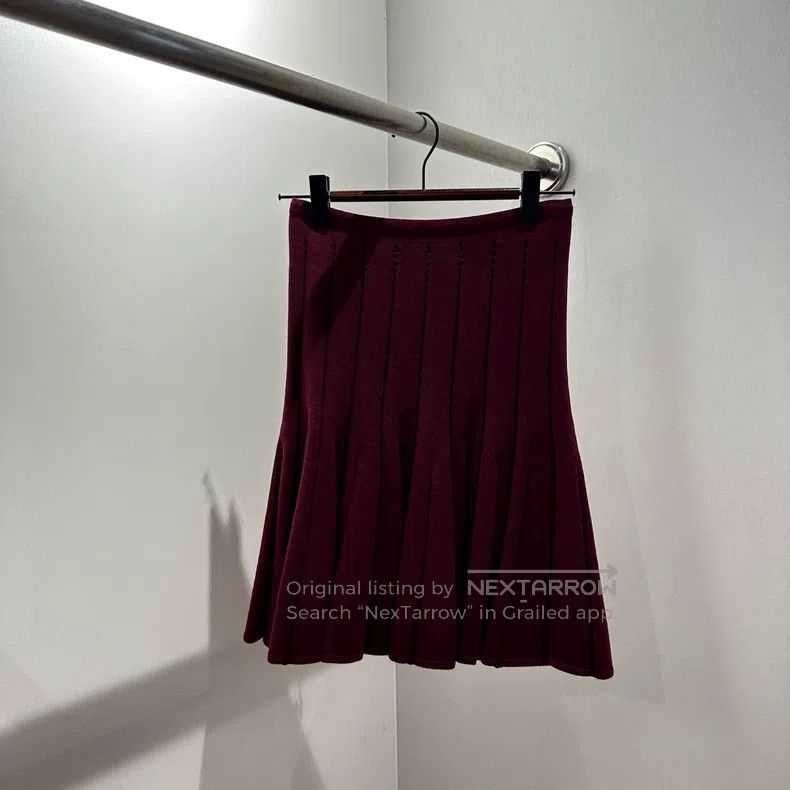 Alaia Alaia Wool Knit Skirt Size 24" / US 00 / IT 34 - 1 Thumbnail