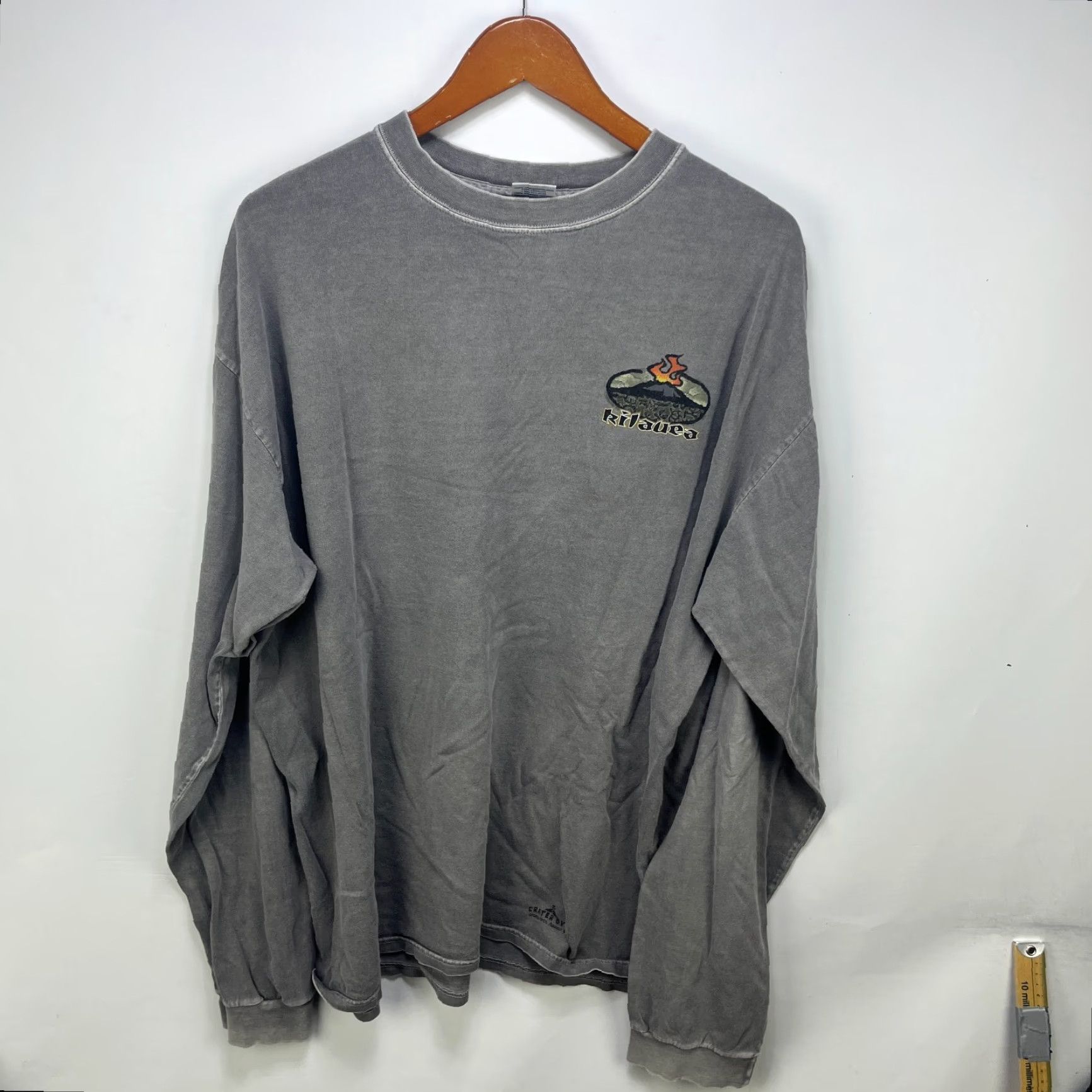 Vintage VINTAGE Hawaii Volcano Surf Sun Faded Long Sleeve Shirt 2XL Size US XXL / EU 58 / 5 - 3 Thumbnail