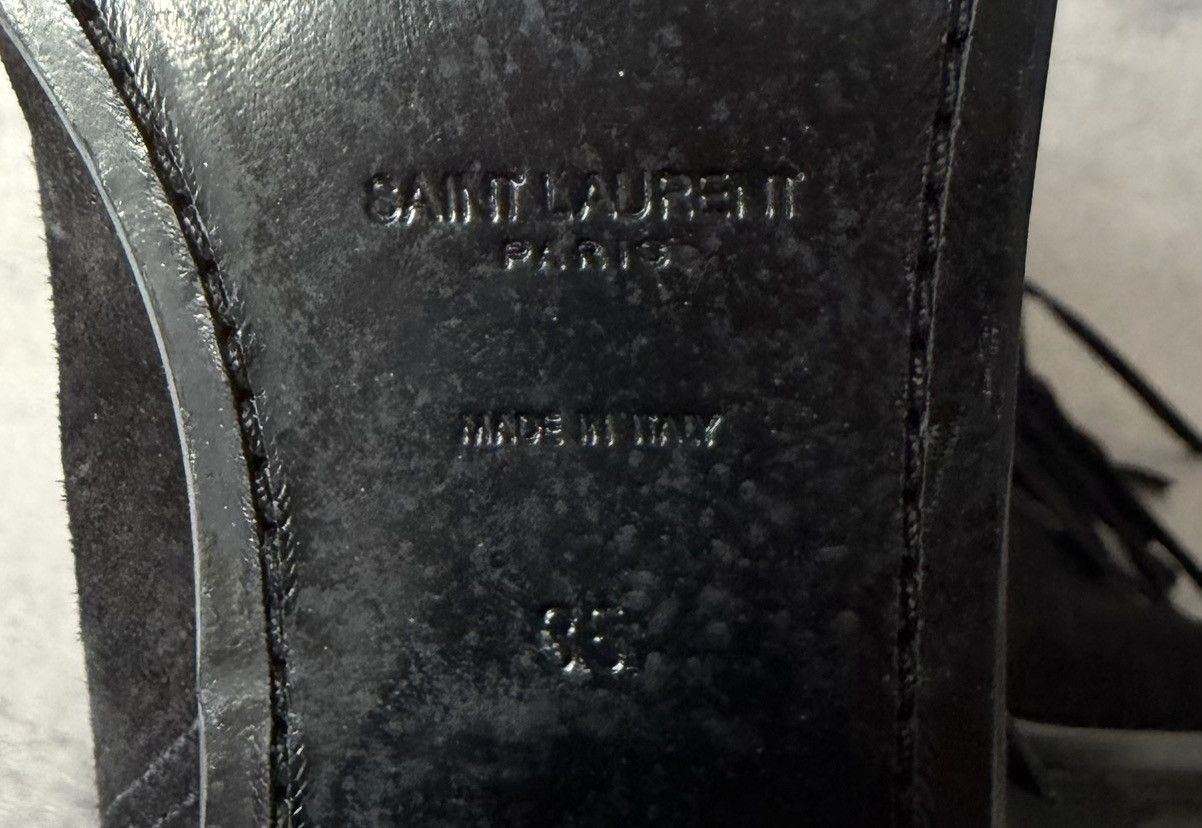 Saint Laurent Paris SAINT LAURENT PARIS - WESTERN FRINGE COWBOY BOOTS Size US 5 / IT 35 - 7 Thumbnail