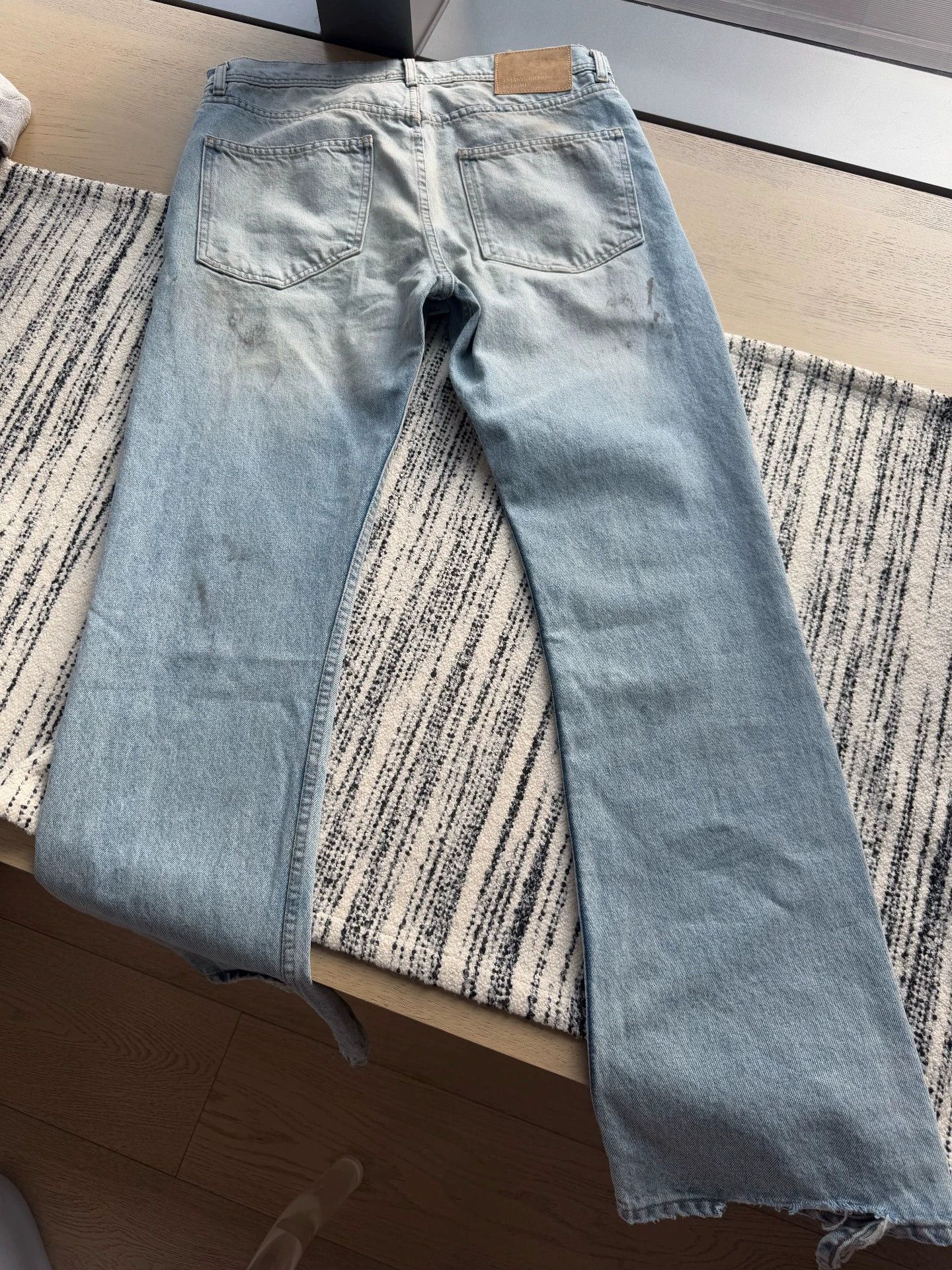 Enfants Riches Deprimes ERD 25SS Washed Distressed Splatter Blue Jeans Size US 31 - 2 Thumbnail