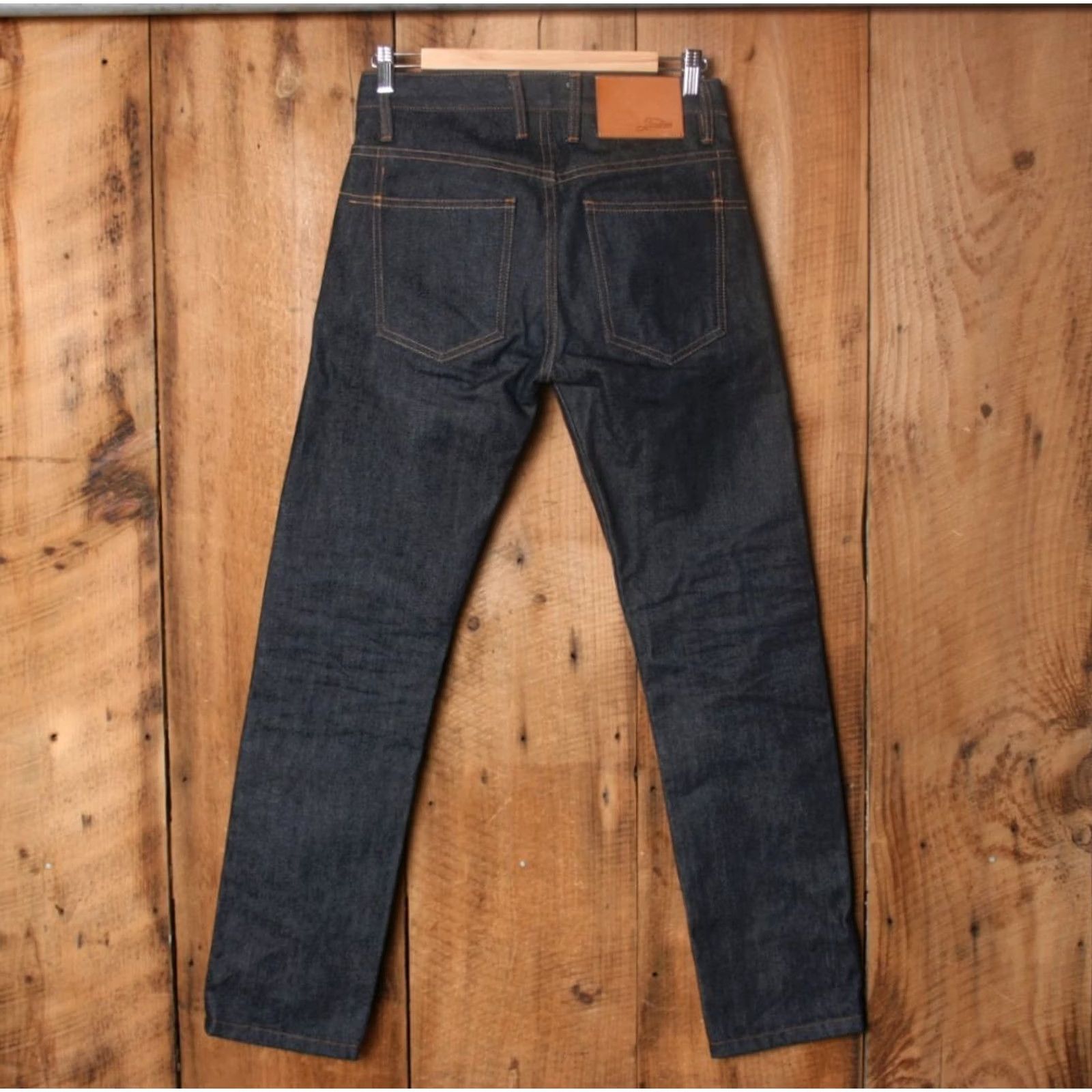 3sixteen 3Sixteen Denim Jeans Sz. 29 14.5 oz Raw Selvedge 5-Pocket Straight Mens Regular Inseam 30.5" Blue Cotton ST-100X Size US 29 - 4 Thumbnail