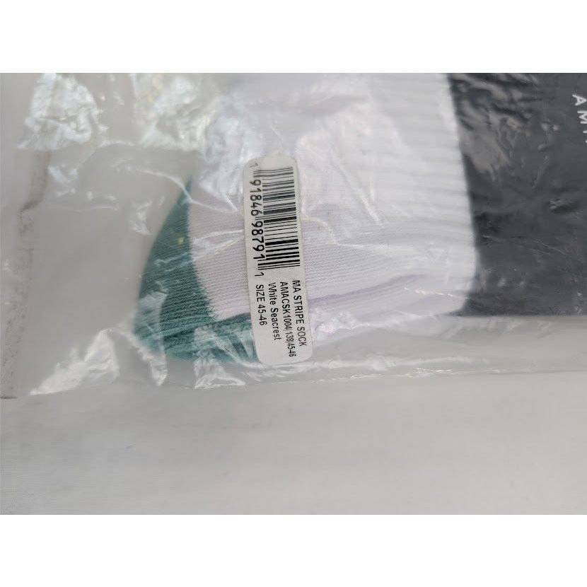 Amiri o1rshd1 Q:2 / Size: 45-46 / MA Stripe Socks White / Seacrest Size ONE SIZE - 15 Thumbnail