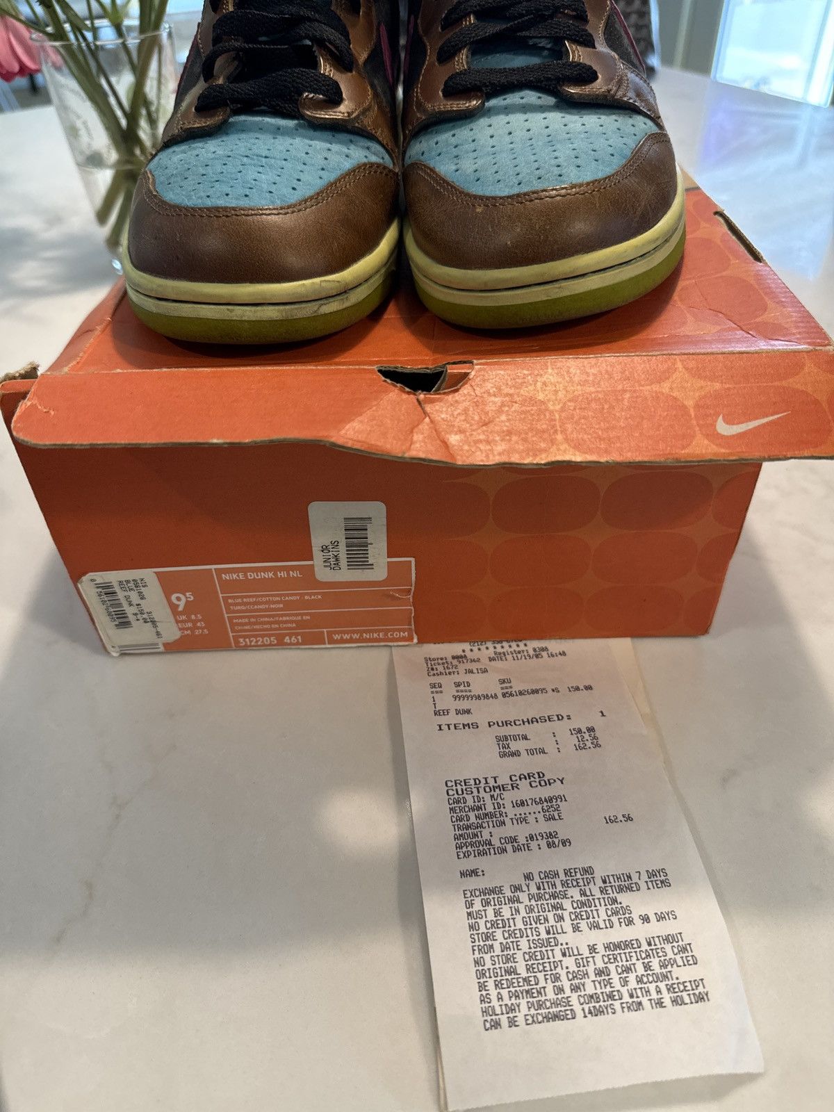 Nike × Undefeated Nike x Undefeated Dunk Hi Rare 2005 Size US 9.5 / EU 42-43 - 5 Thumbnail