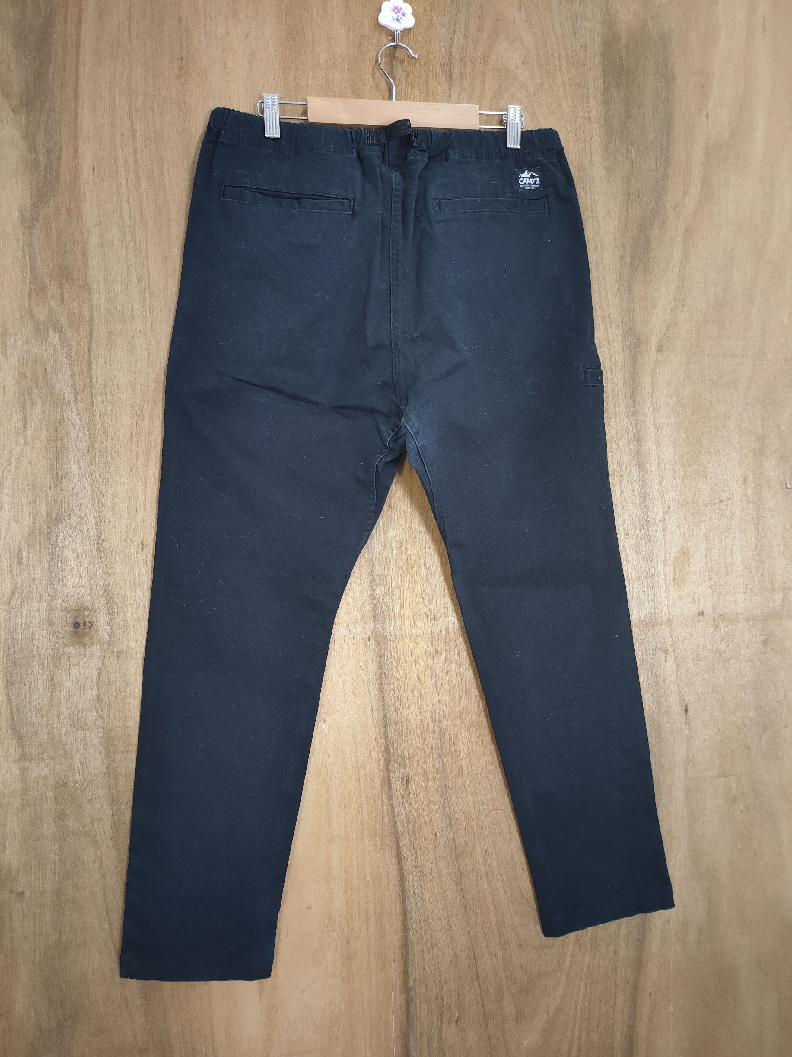 All Blacks × Japanese Brand CAM7 BUCKLE BLACK CARGO PANTS Size US 34 / EU 50 - 7 Thumbnail