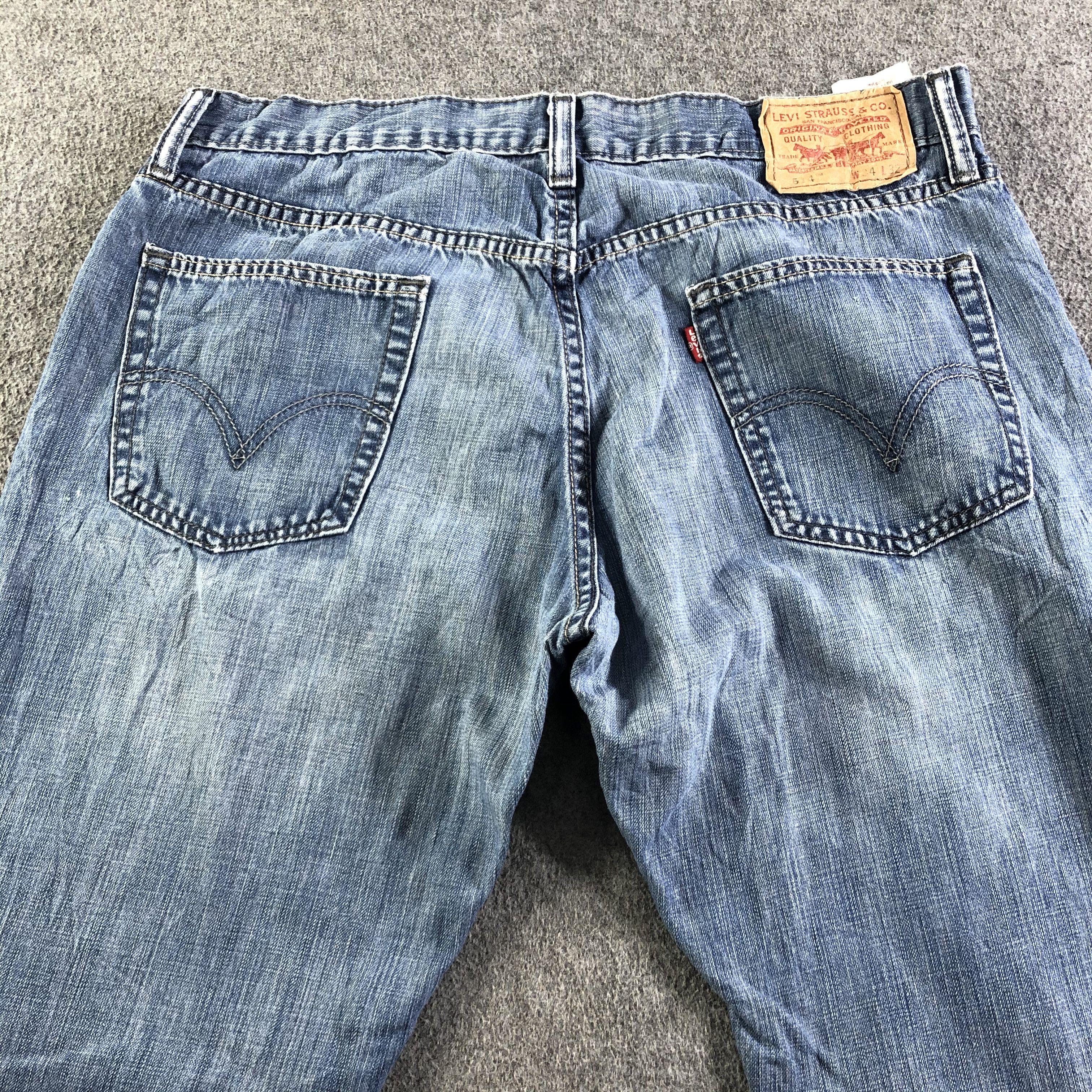 Levi's Vintage Blue Wash Levis 514 Jeans-J4175 Size US 35 - 4 Thumbnail