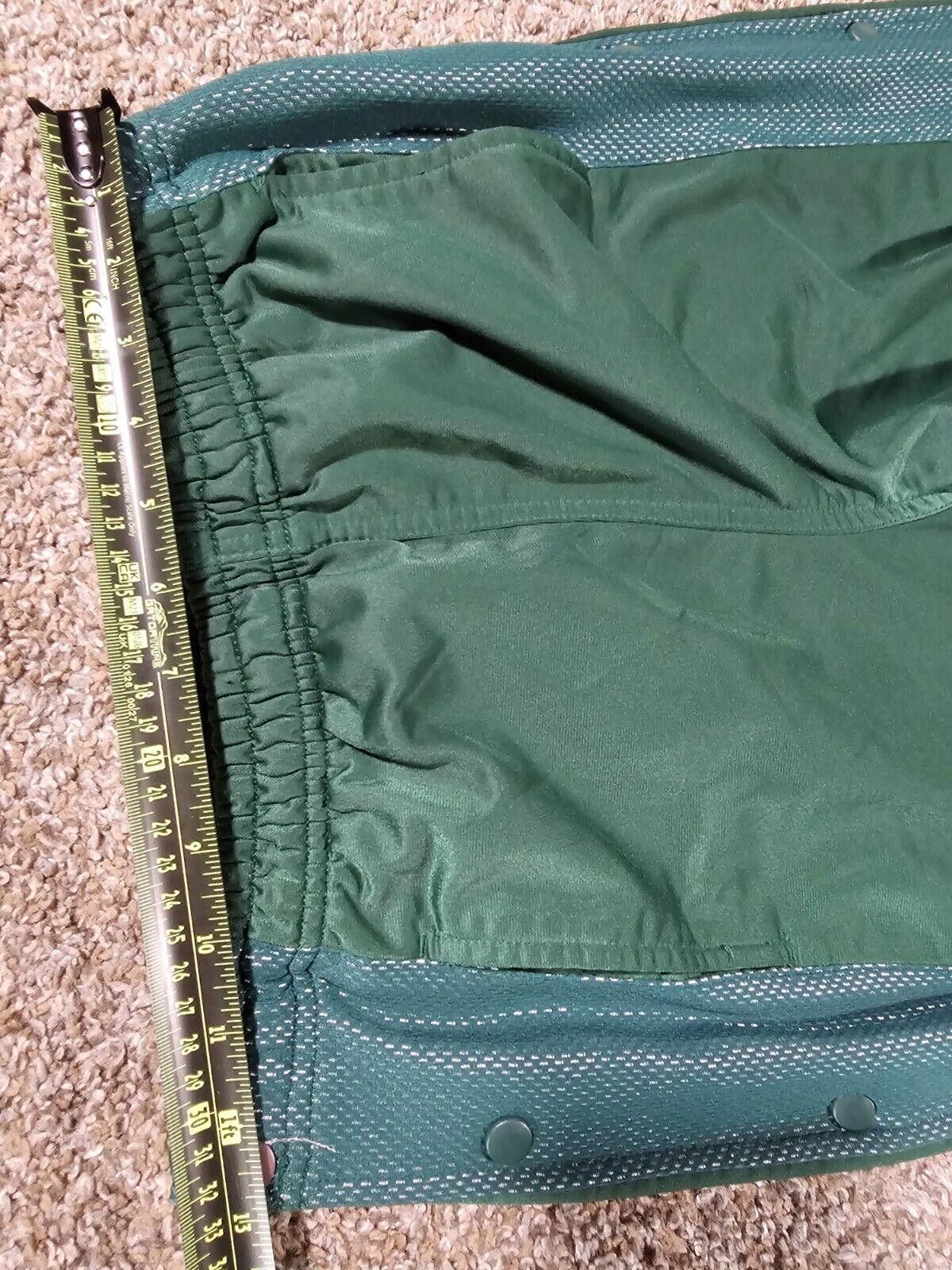 Designer green warm up tear away athletic pants Size US 32 / EU 48 - 5 Thumbnail