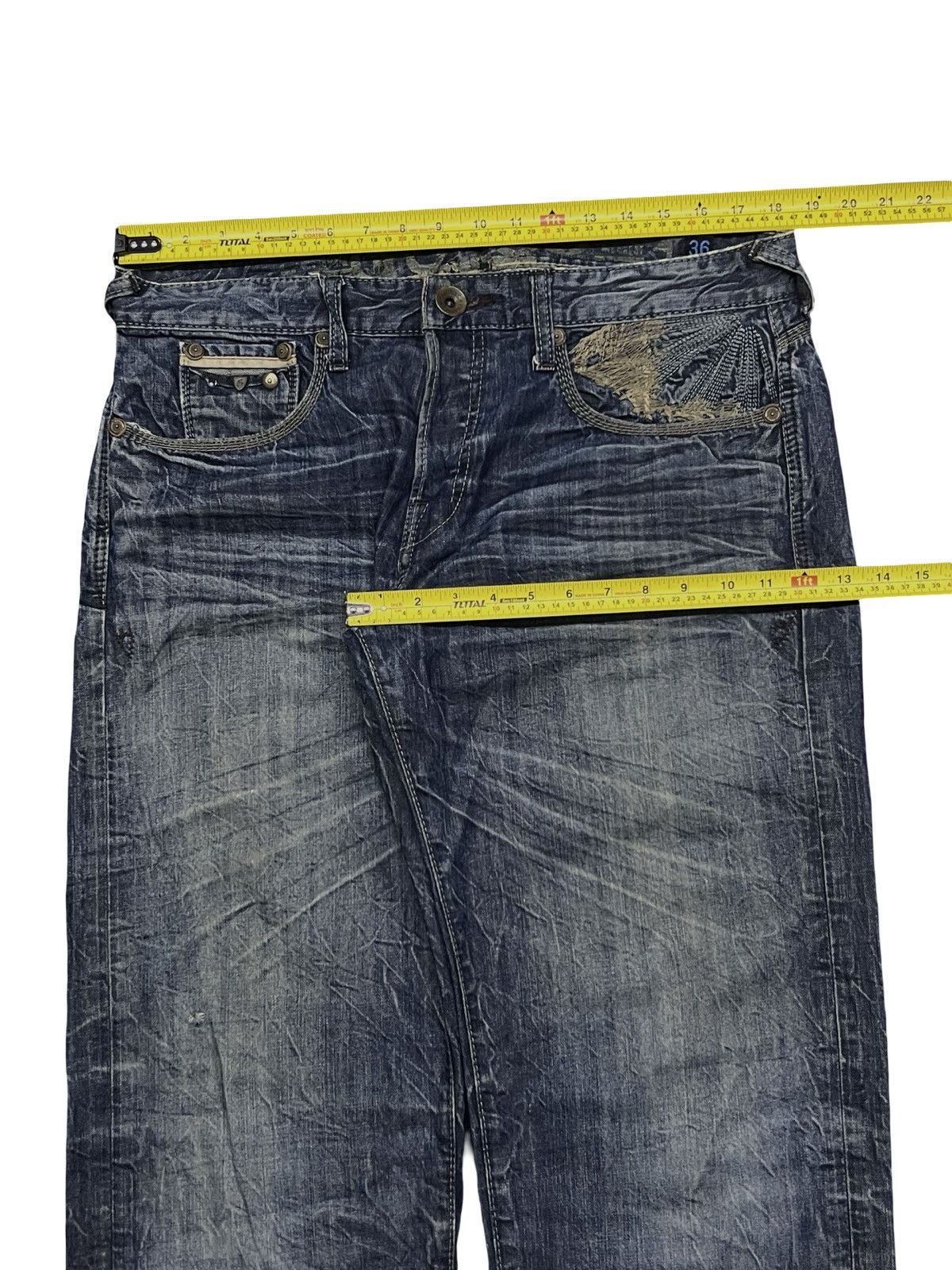 Guess Vintage GUESS Rebel Stretching Denim Jeans Made in USA W37 Size US 37 - 18 Thumbnail