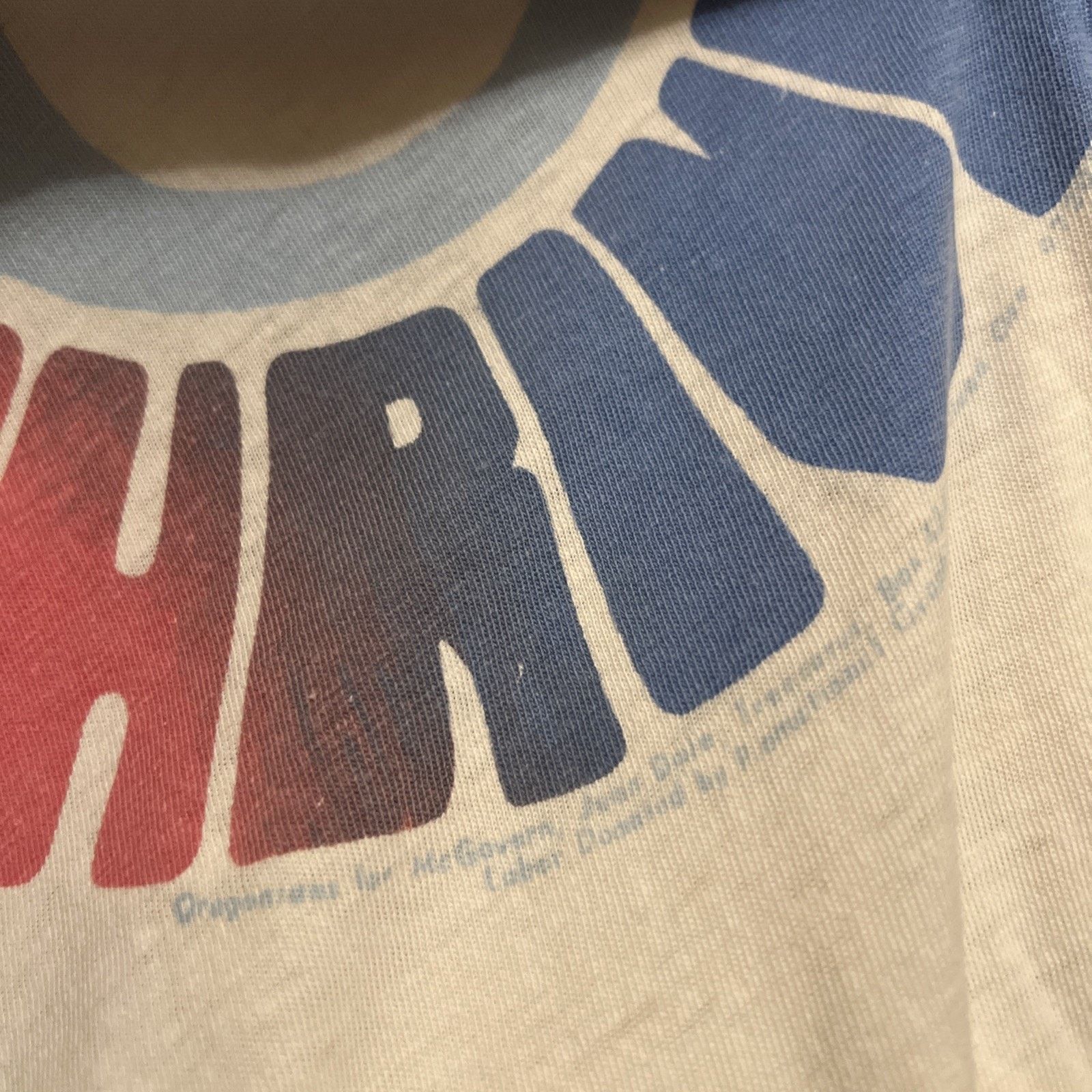 &SONS Vintage McGovern Shriver T Shirt 70s Political Politics Rare Size US M / EU 48-50 / 2 - 15 Thumbnail