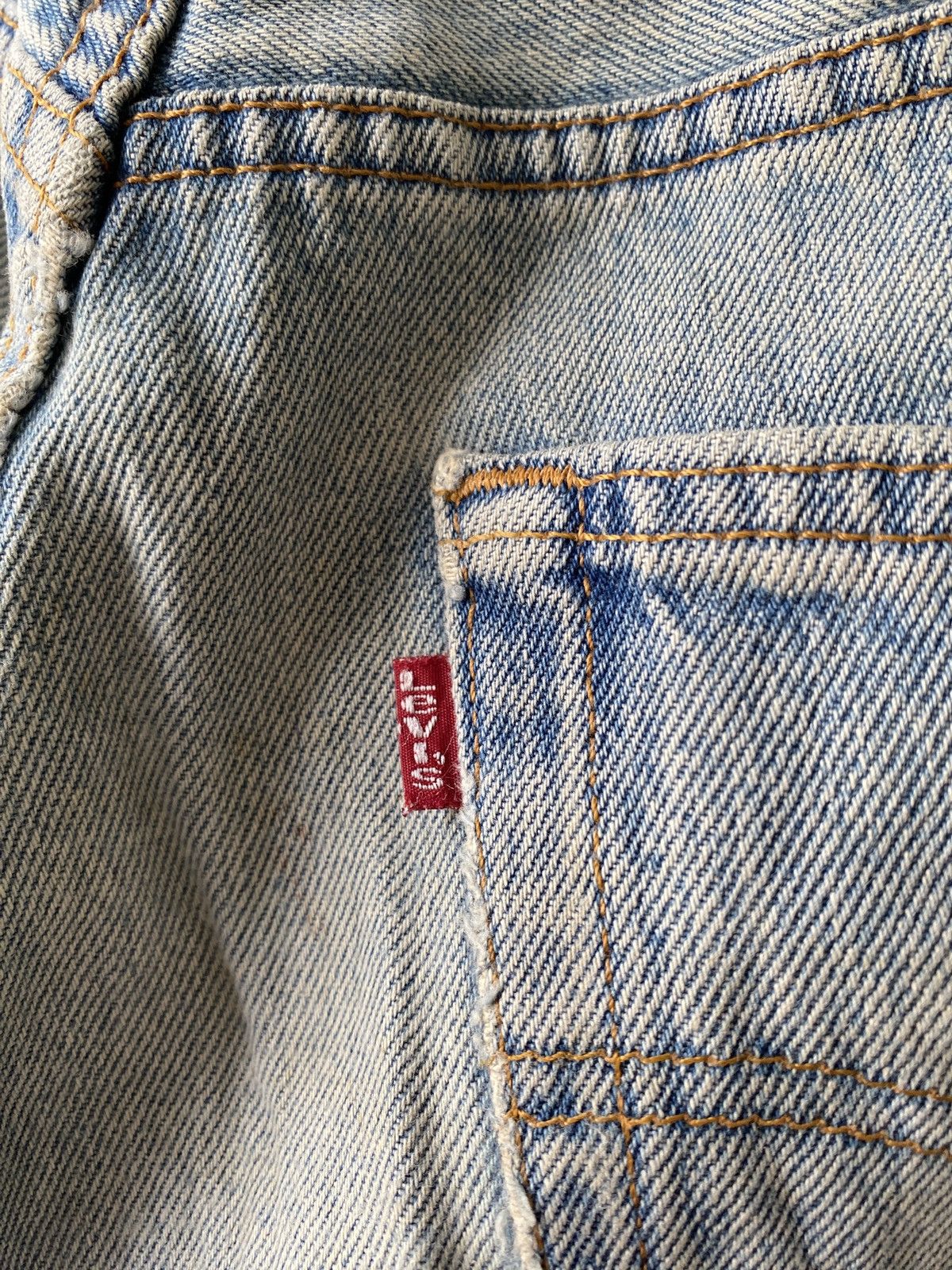 Levi's Vintage 90s Levi’s 501 Distressed Rusty Denim Size US 30 / EU 46 - 16 Thumbnail