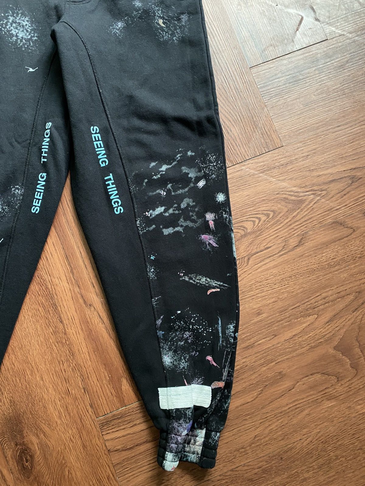 Off-White Off White Diagonal Galaxy Sweatpants Size US 31 - 6 Thumbnail