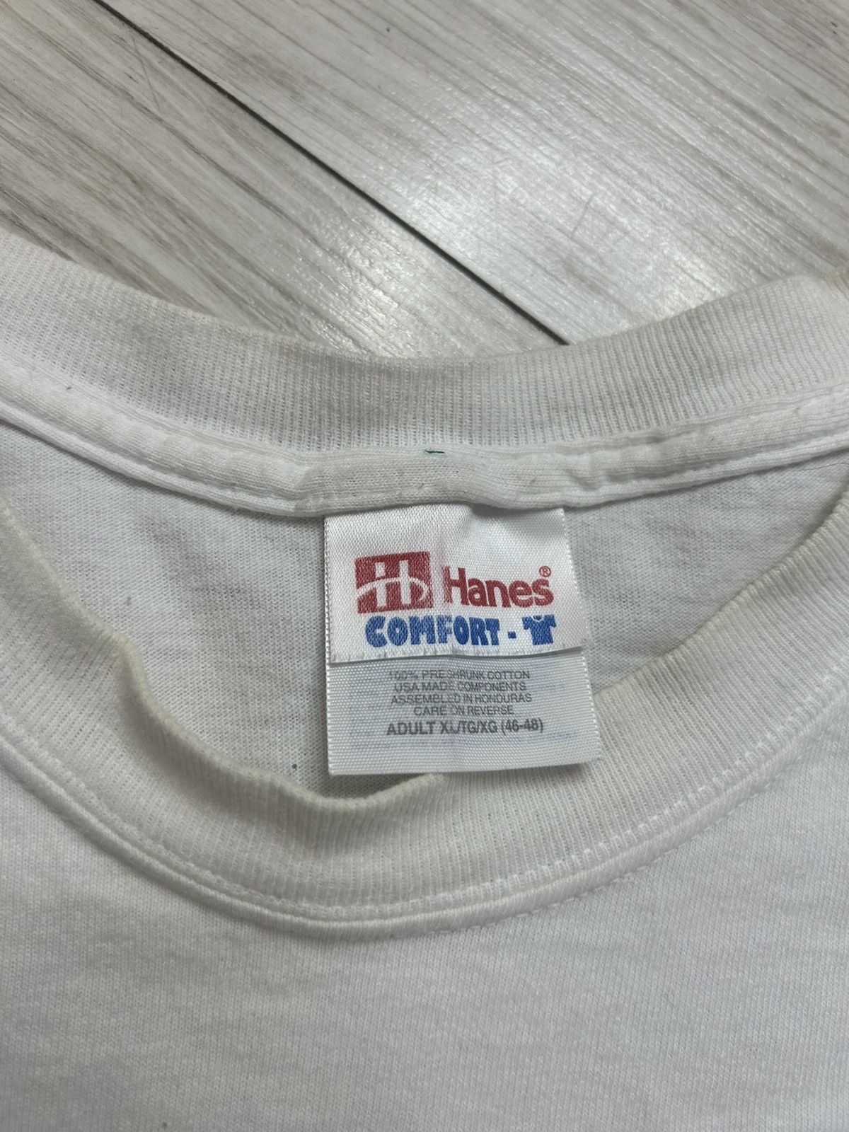 Old Navy × Vintage Vintage 90s 99 USA American Flag Graphic Tee Size US XL / EU 56 / 4 - 4 Thumbnail