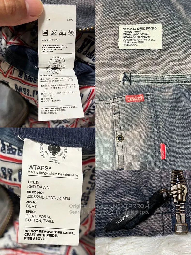 Wtaps Wtaps Covertly embroidered joint jacket Size US M / EU 48-50 / 2 - 9 Thumbnail