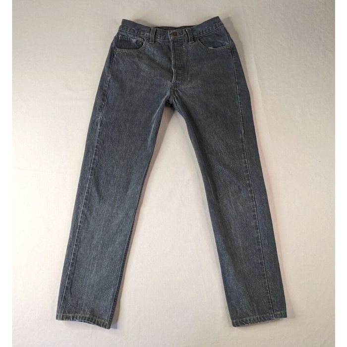 Levi's Vintage 1992 Levis 501 Jeans Adult 30x32 Denim Button Fly Gray ...