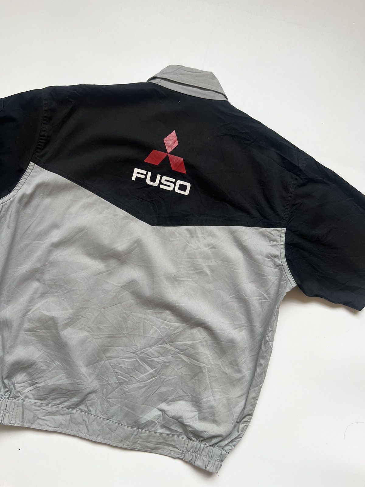 Japanese Brand Vintage 90's Mitsubishi Fuso Racing Workers Jacket Size US L / EU 52-54 / 3 - 9 Thumbnail