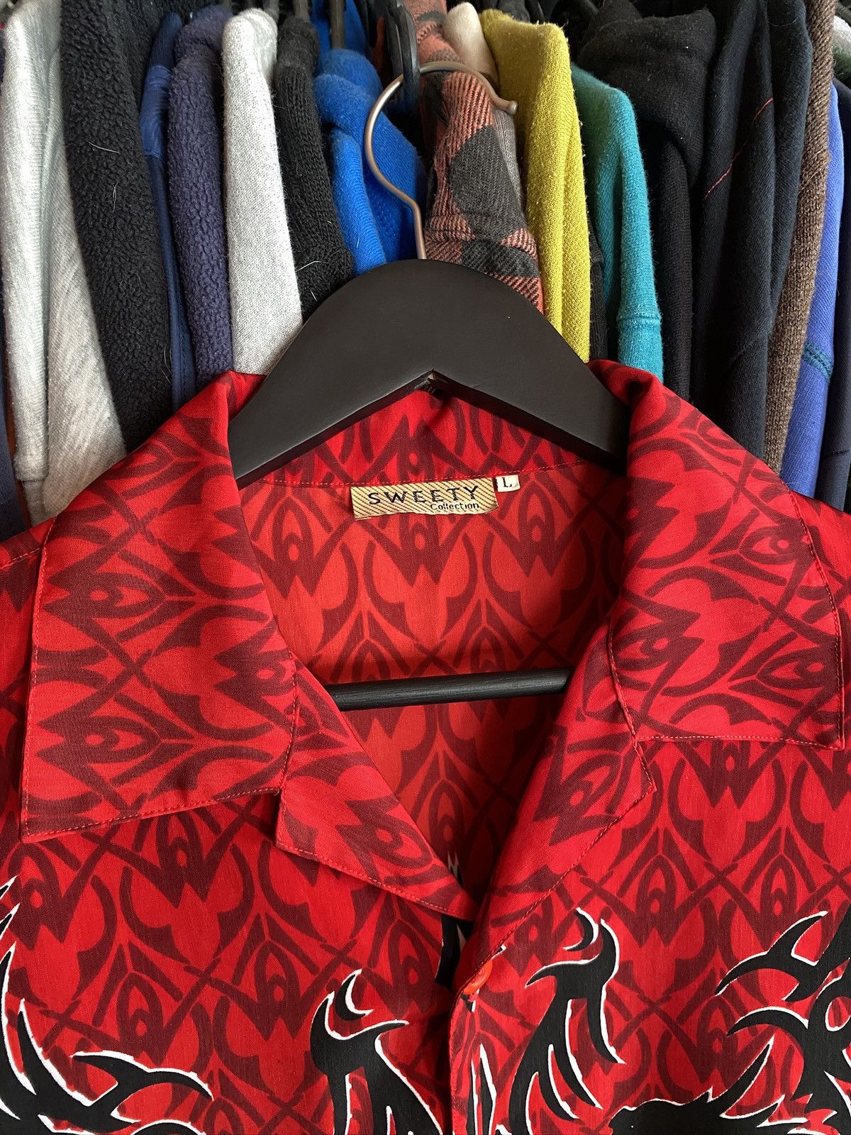 Japanese Brand VINTAGE DRAGON TRIBAL JAPANESE BRAND HAWAIIAN SHIRT Size US L / EU 52-54 / 3 - 3 Thumbnail