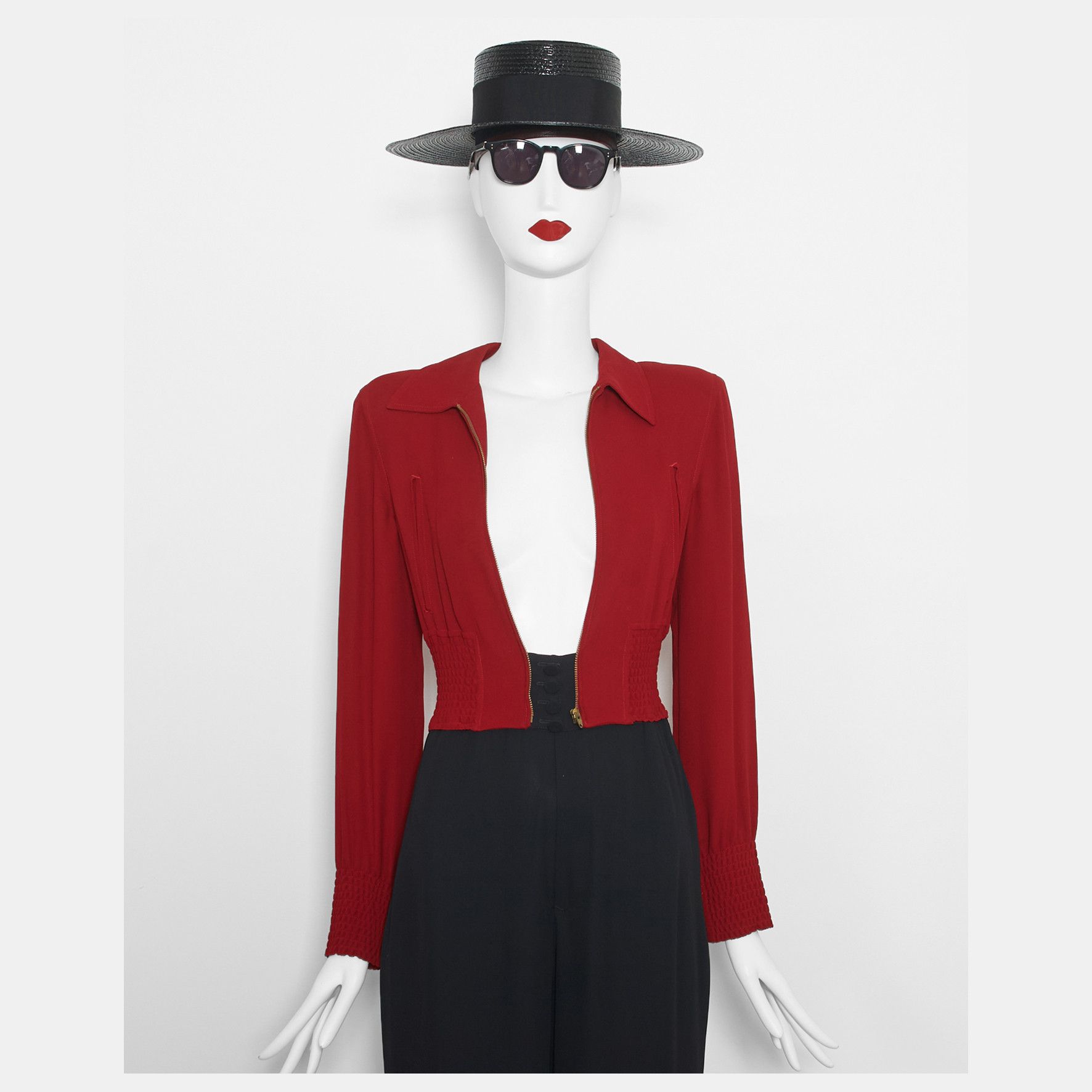 Jean Paul Gaultier 1997 archive JEAN PAUL GAULTIER trompe-l'oeil jumpsuit Size S / US 4 / IT 40 - 2 Thumbnail