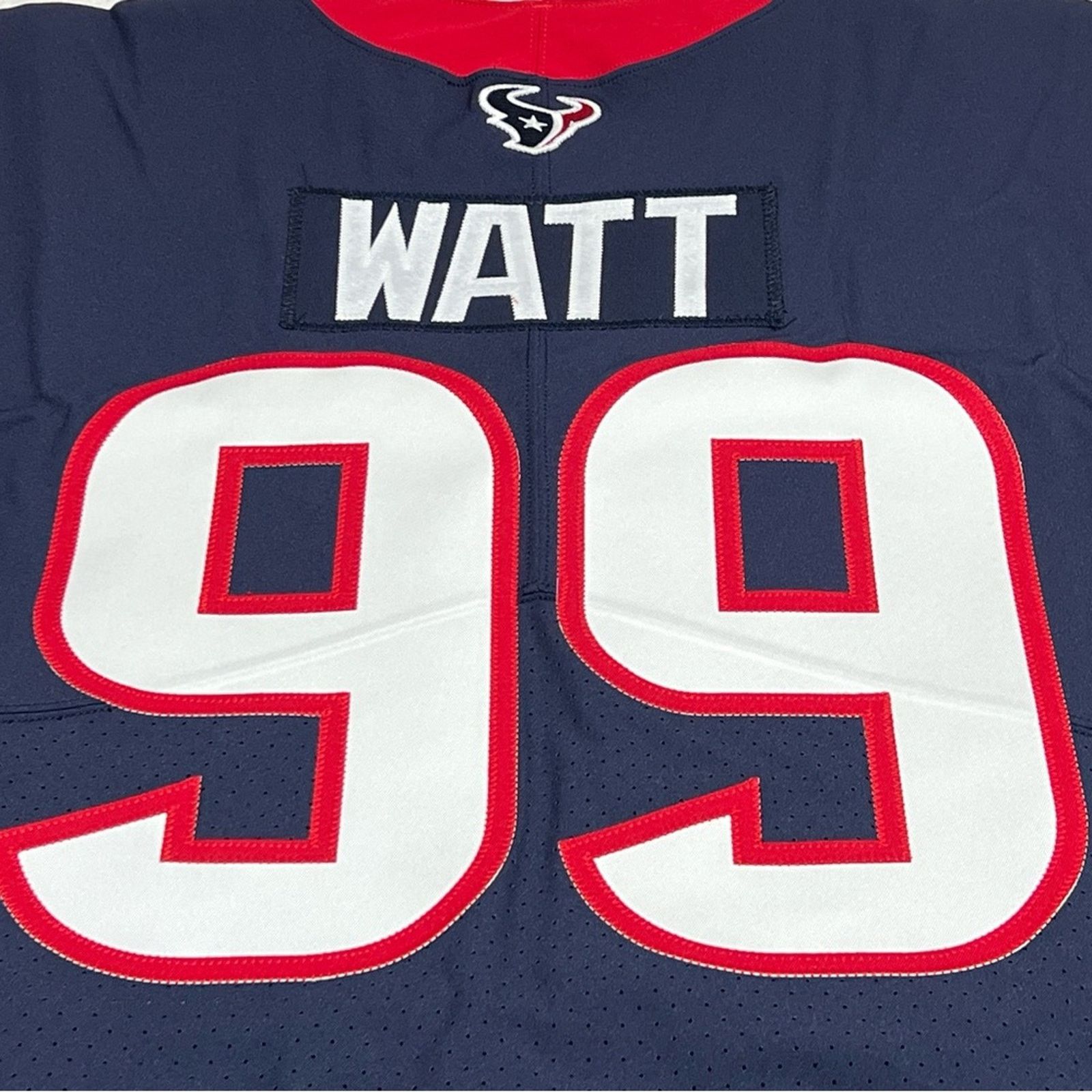 Nike JJ Watt Texans Game Issued Jersey Captain & WPMOY Patch COA Size US XL / EU 56 / 4 - 9 Thumbnail