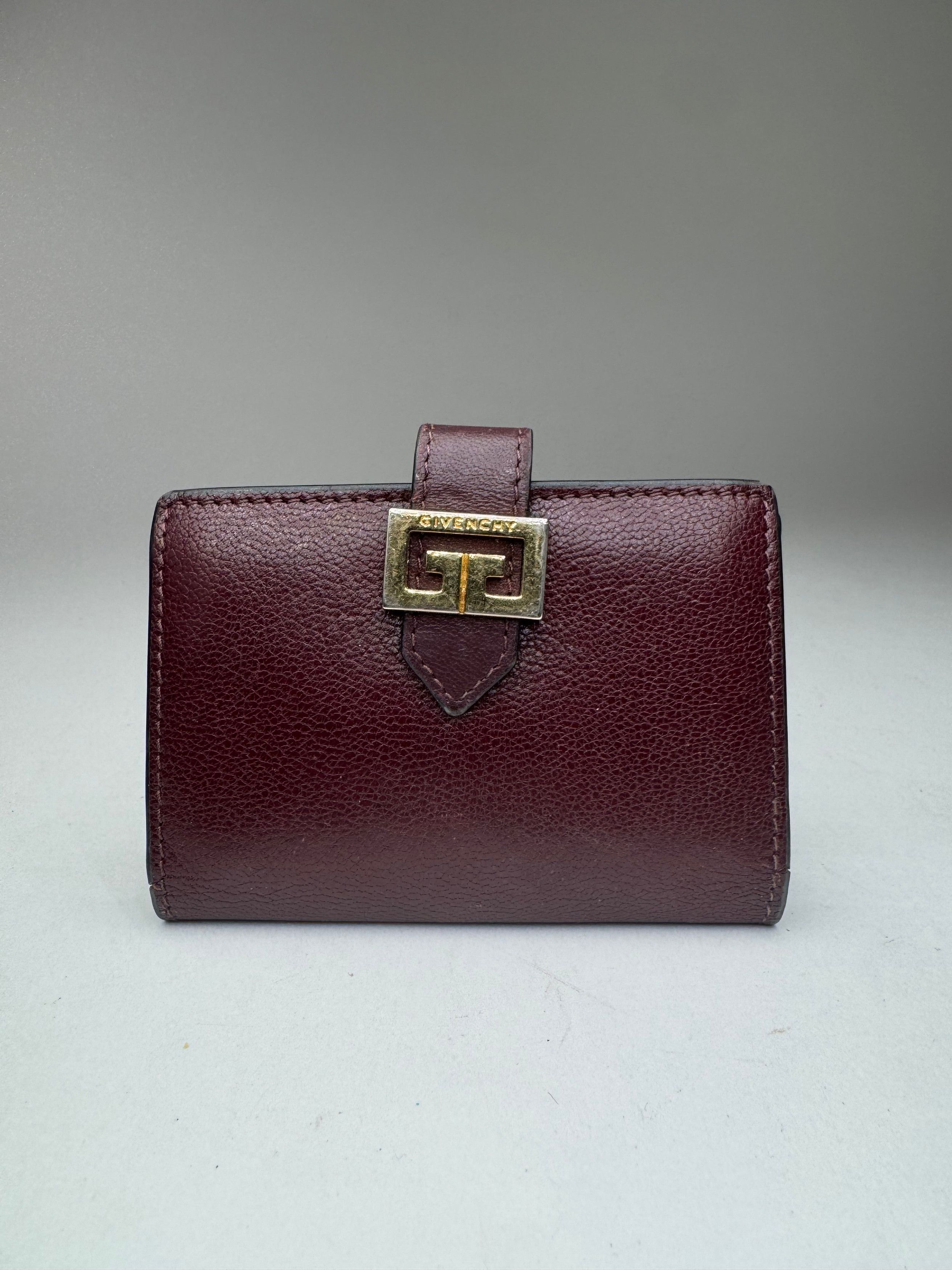 Givenchy Vintage Leather Card holder purple Size ONE SIZE - 1 Thumbnail