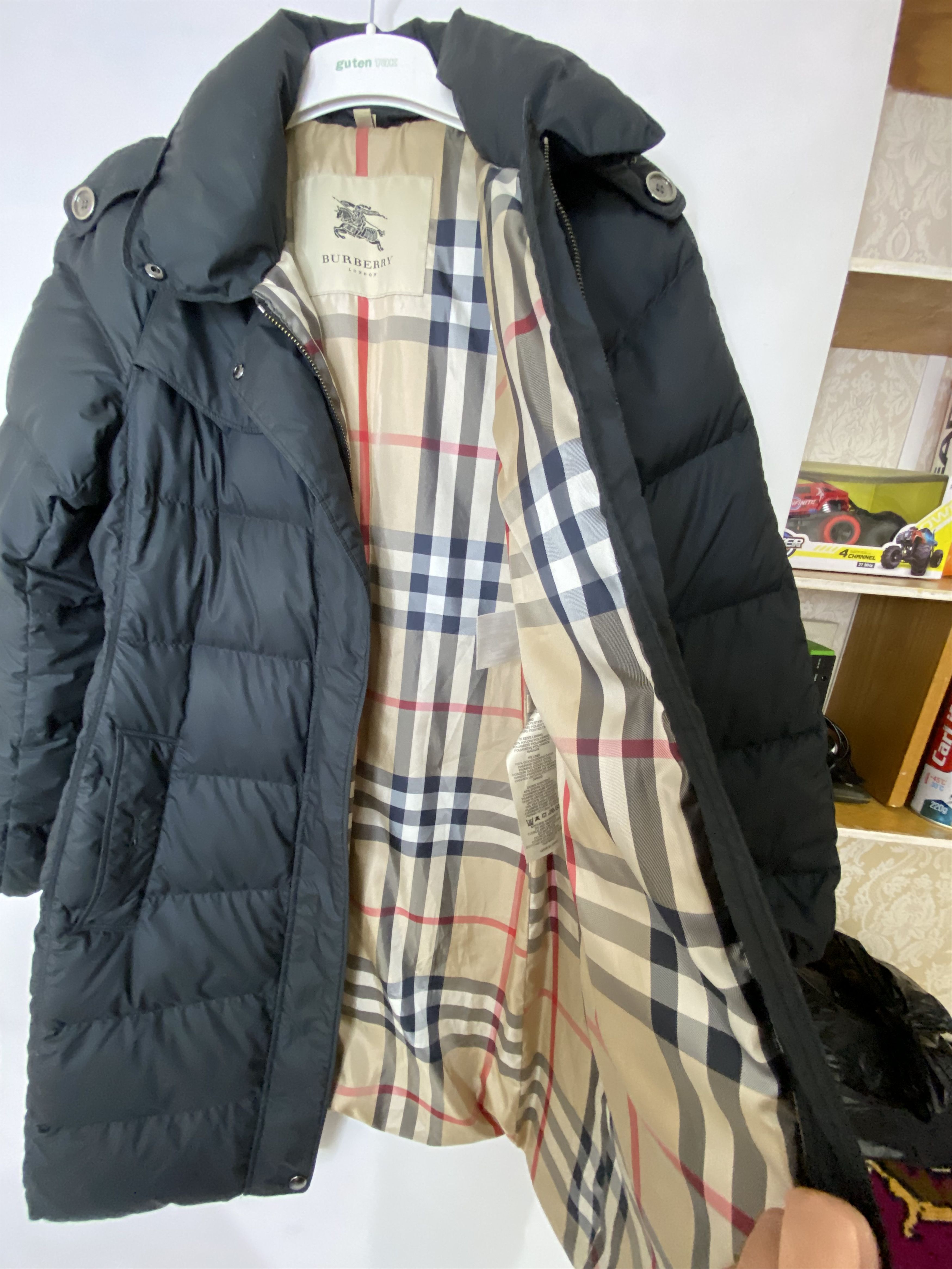 Burberry × Vintage BURBERRY DOWN COAT JACKET BLACK WOMEN SIZE M Size M / US 6-8 / IT 42-44 - 10 Thumbnail