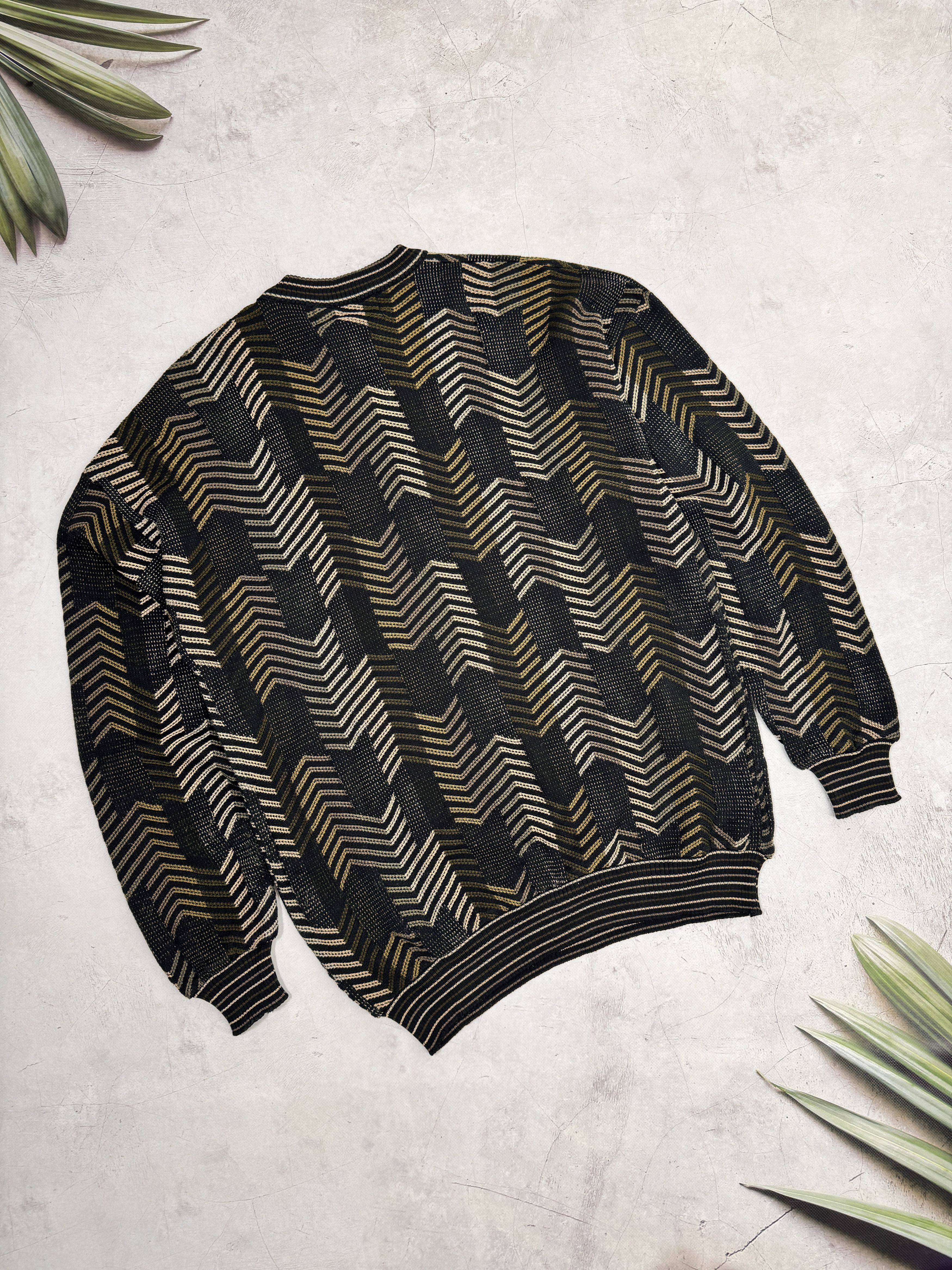 Tundra Canada × Vintage Tundra Canada Sweater Cable Knit Geometric Abstraction Size US L / EU 52-54 / 3 - 11 Thumbnail