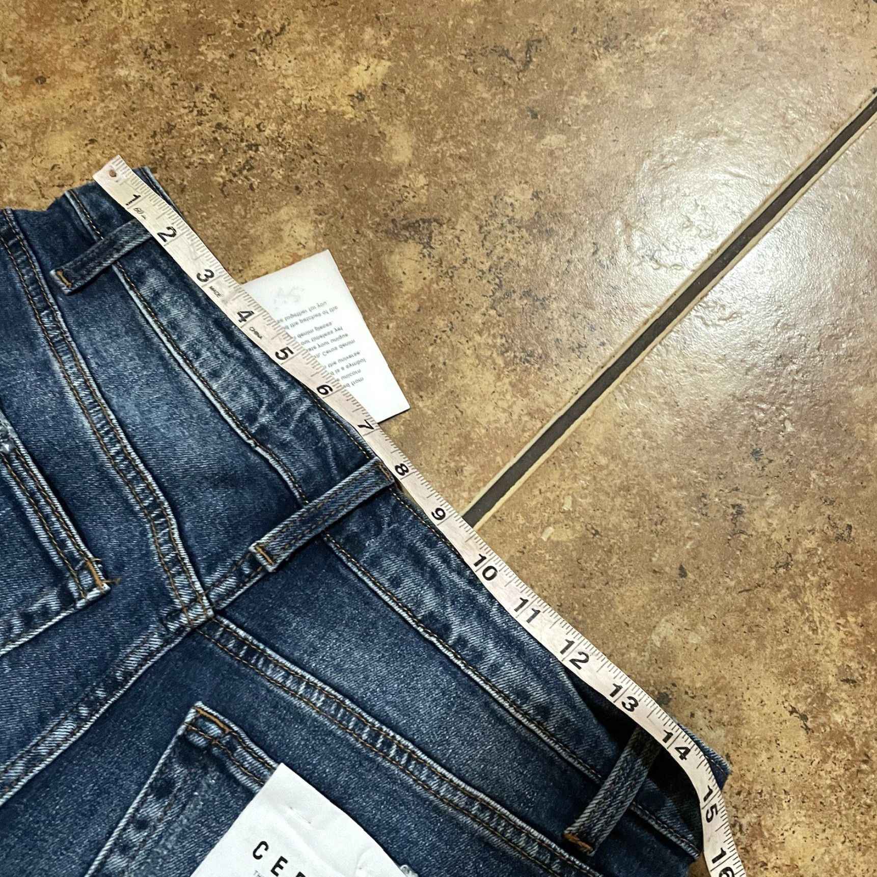 Vintage CEROS Women's Boyfriend Jeans High Rise Medium Blue Size 31 NWT CHB4018 Size 24" / US 00 / IT 34 - 7 Thumbnail