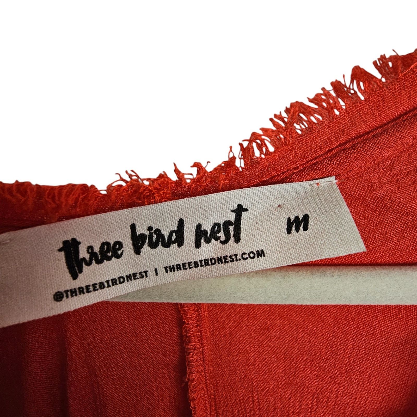 Threadless Three Bird Nest Dress M Maxi Faux Wrap Boho Romantic Size M / US 6-8 / IT 42-44 - 6 Thumbnail
