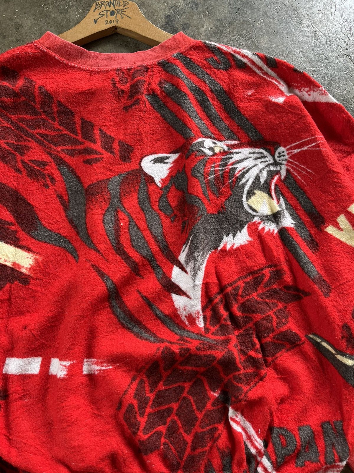 Designer × Japanese Brand × Kansai Yamamoto RARE Vintage Kansai Yamamoto Tiger Logo OVP Sweetshirt 90s Size US M / EU 48-50 / 2 - 8 Thumbnail